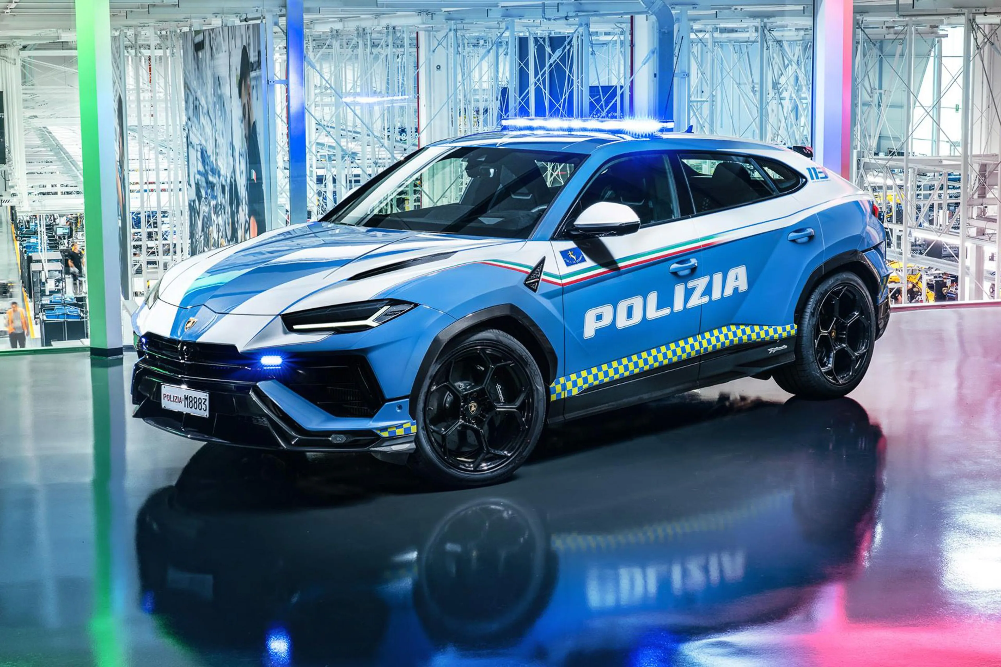 This Lamborghini Urus is ready for (police) duty
