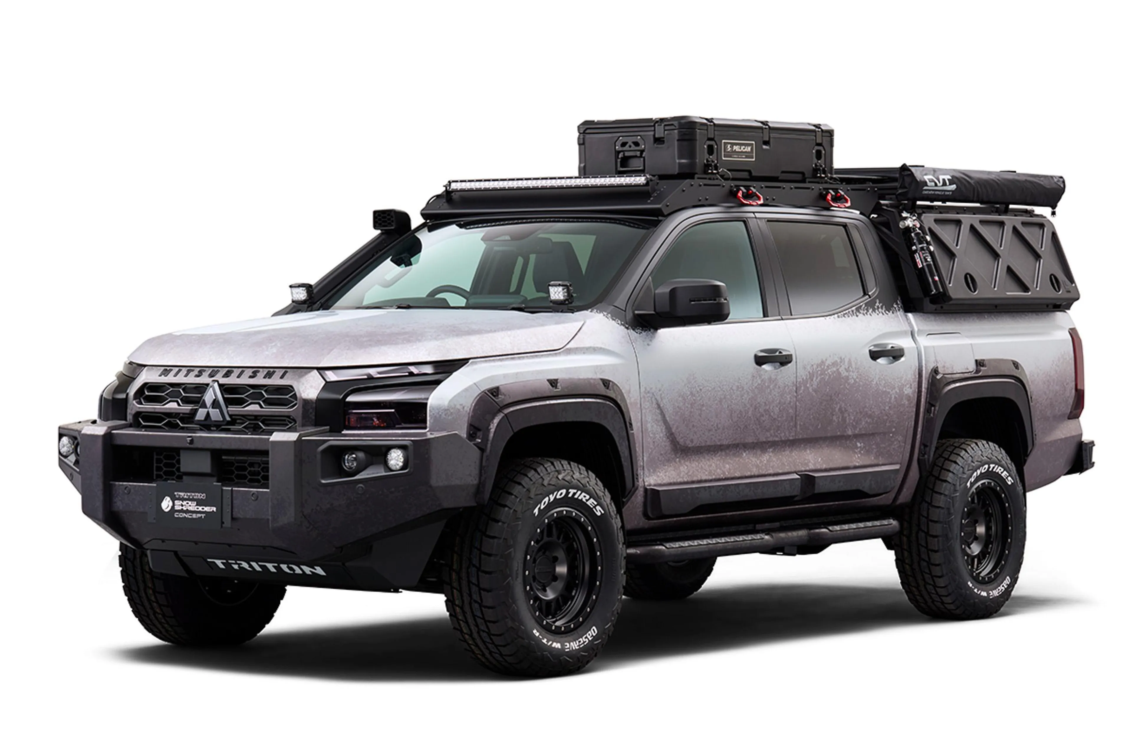 Mitsubishi Triton Snow Shredder Concept is ready for winter