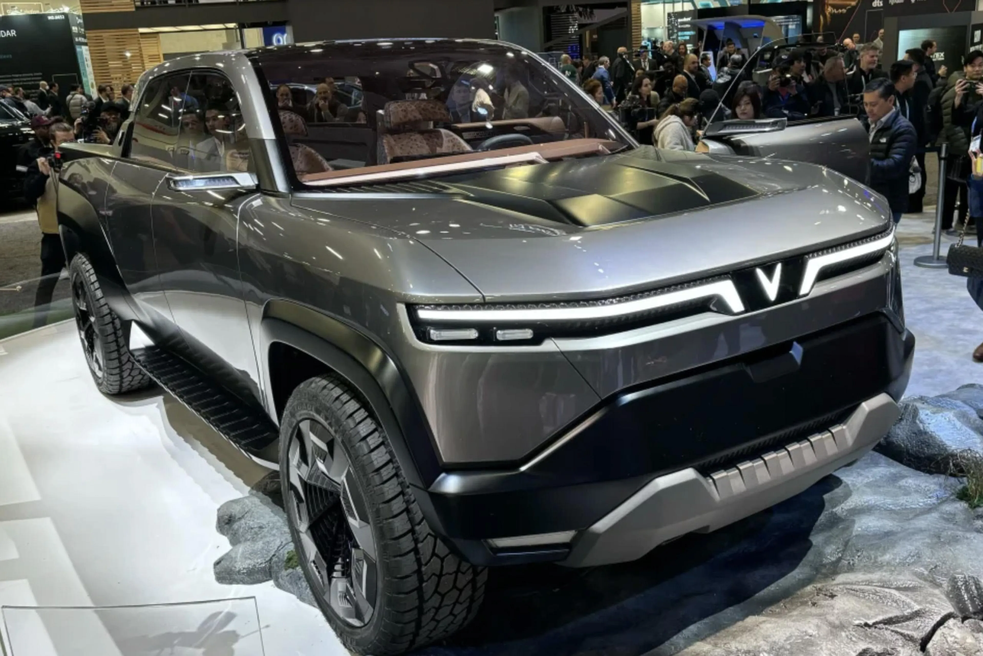 This is the Vinfast VF Wild pickup truck concept