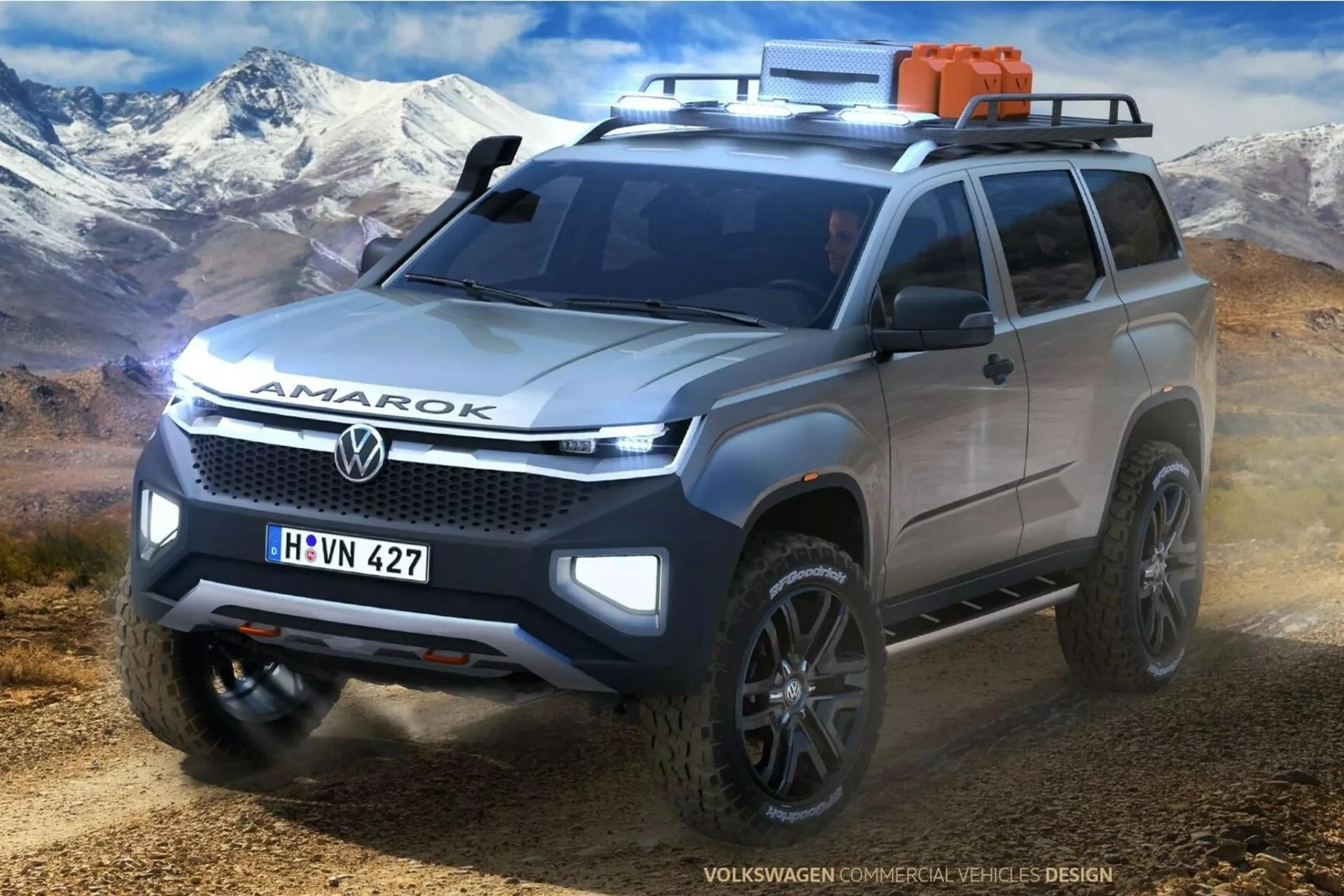 VW Amarok-based SUV render looks like Ford Everest's twin