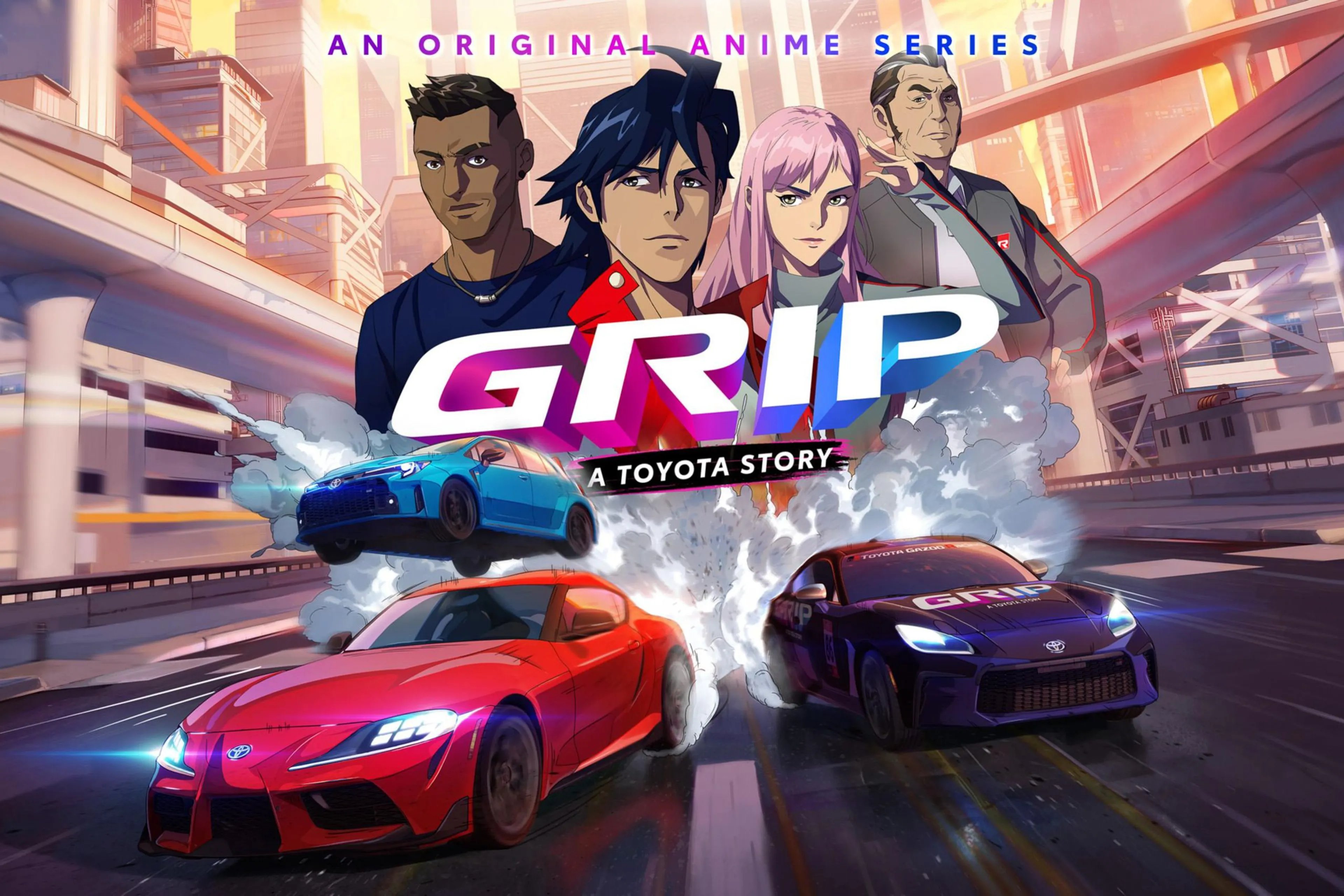 Toyota makes its own Initial D inspired anime with 'GRIP'