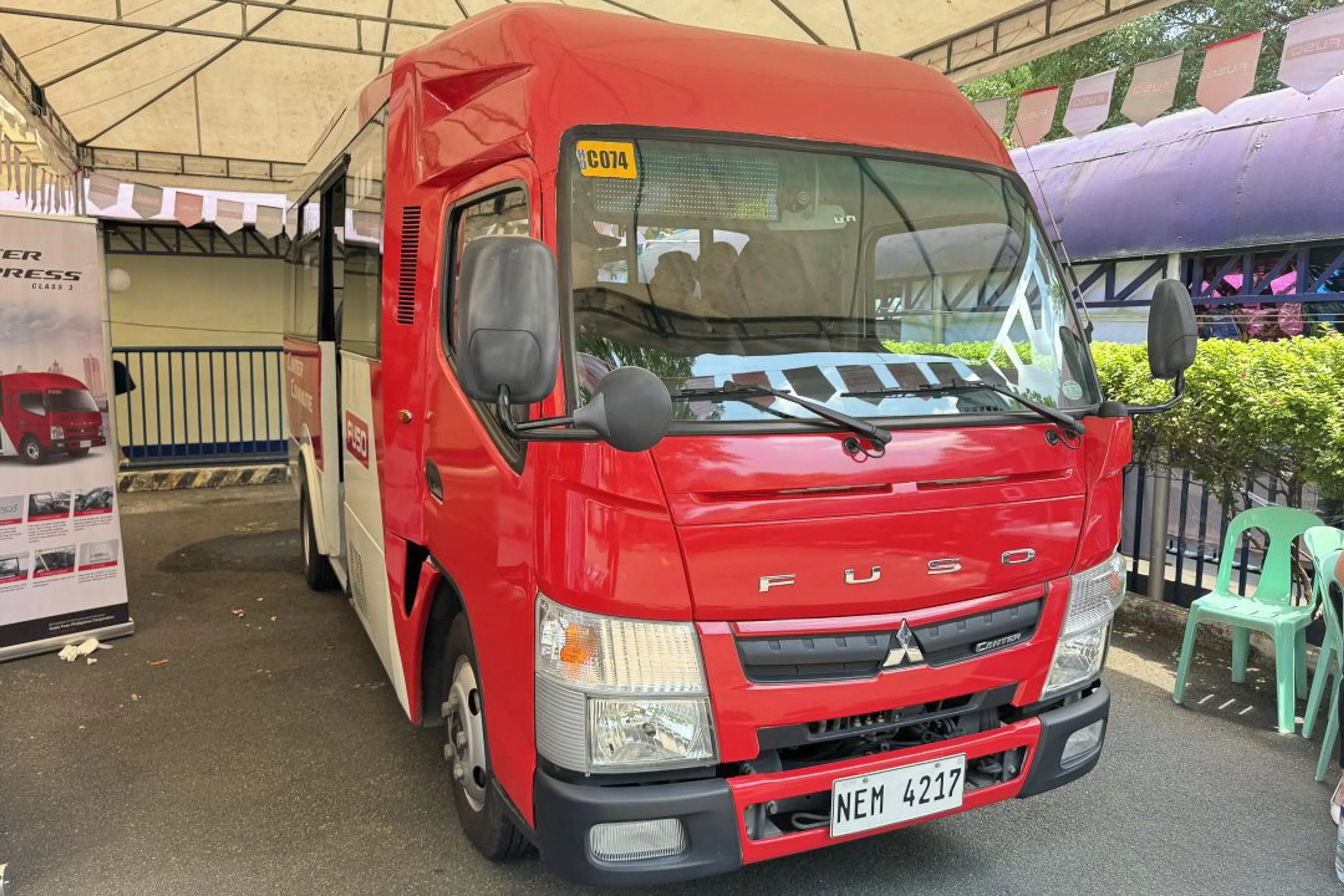 See the Fuso Canter Modern PUV Class 2 at 2024 LTO Motor Show