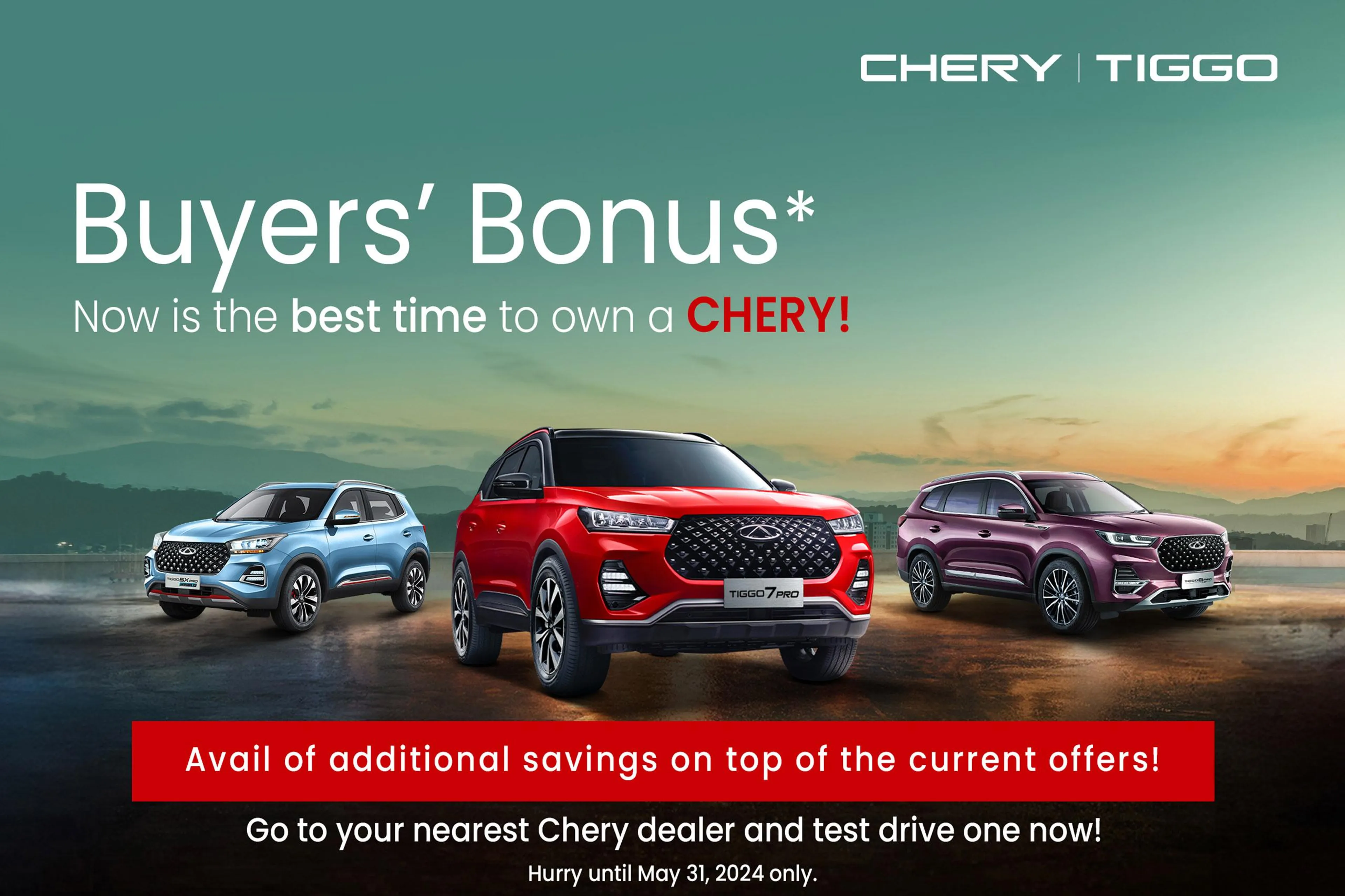 Chery Auto Ph Rolls Out Exciting Buyers’ Bonus for May 2024