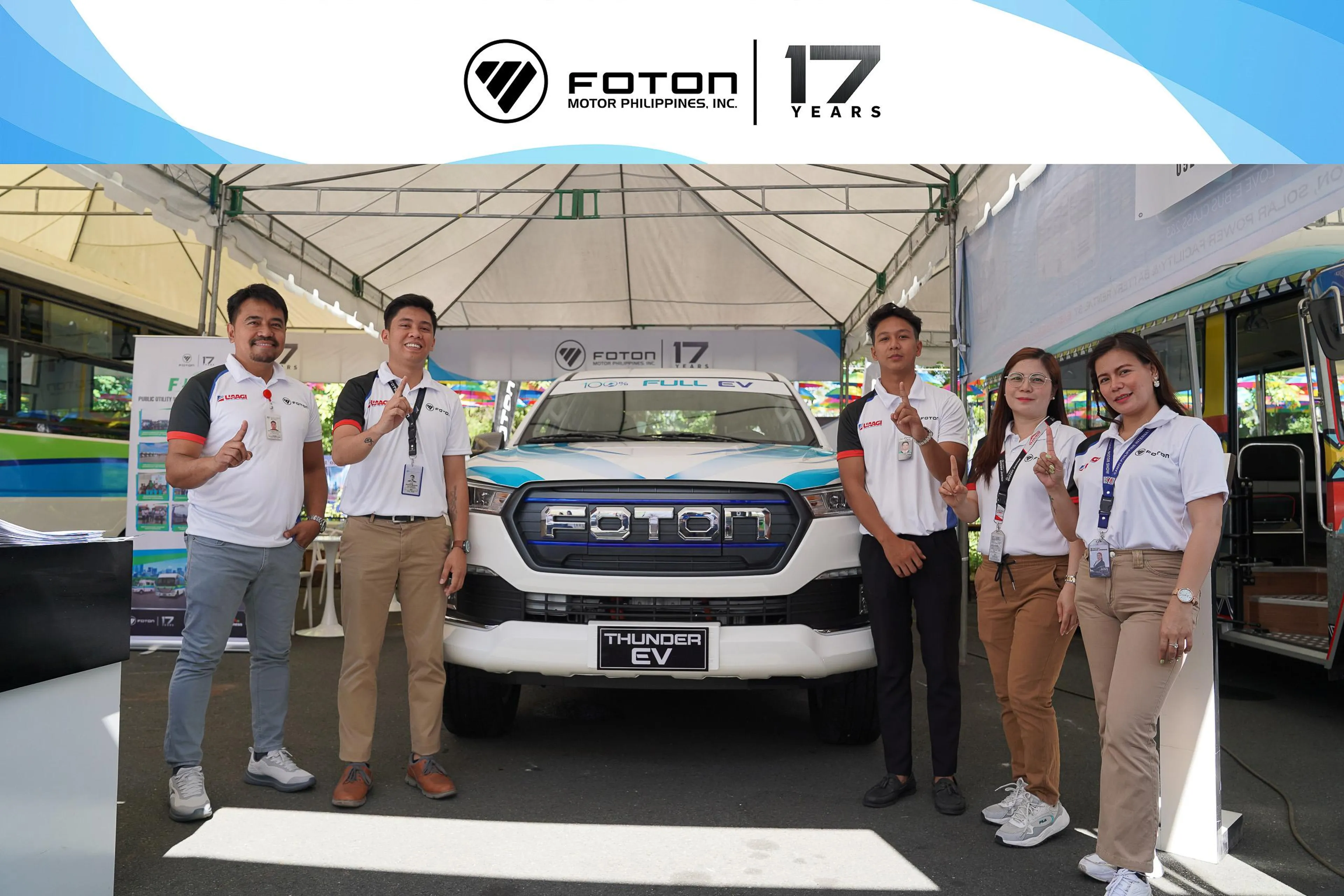 Foton PH flexes EV pickup, modern jeepney at 2024 LTO Motorshow