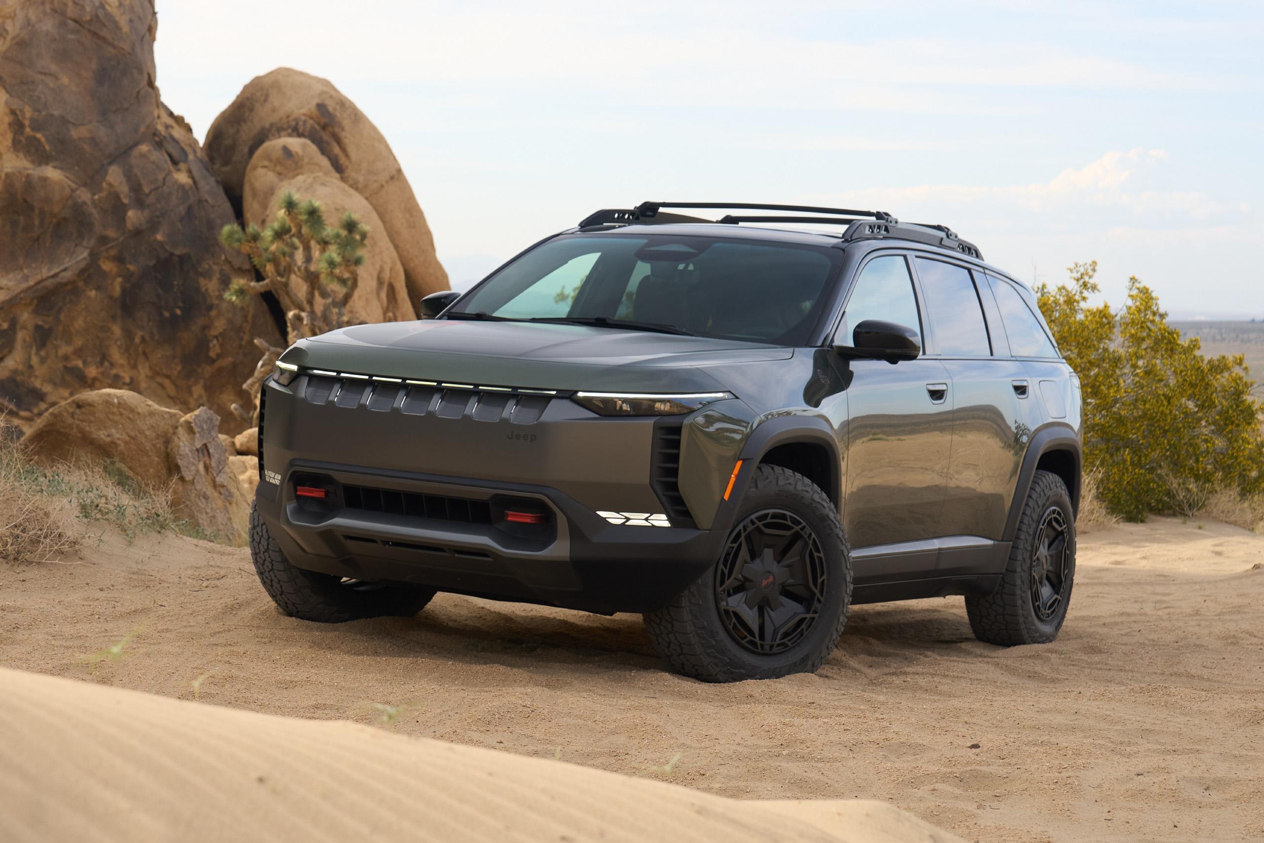 Jeep Wagoneer S Trailhawk Concept is a go-anywhere electric 4x4