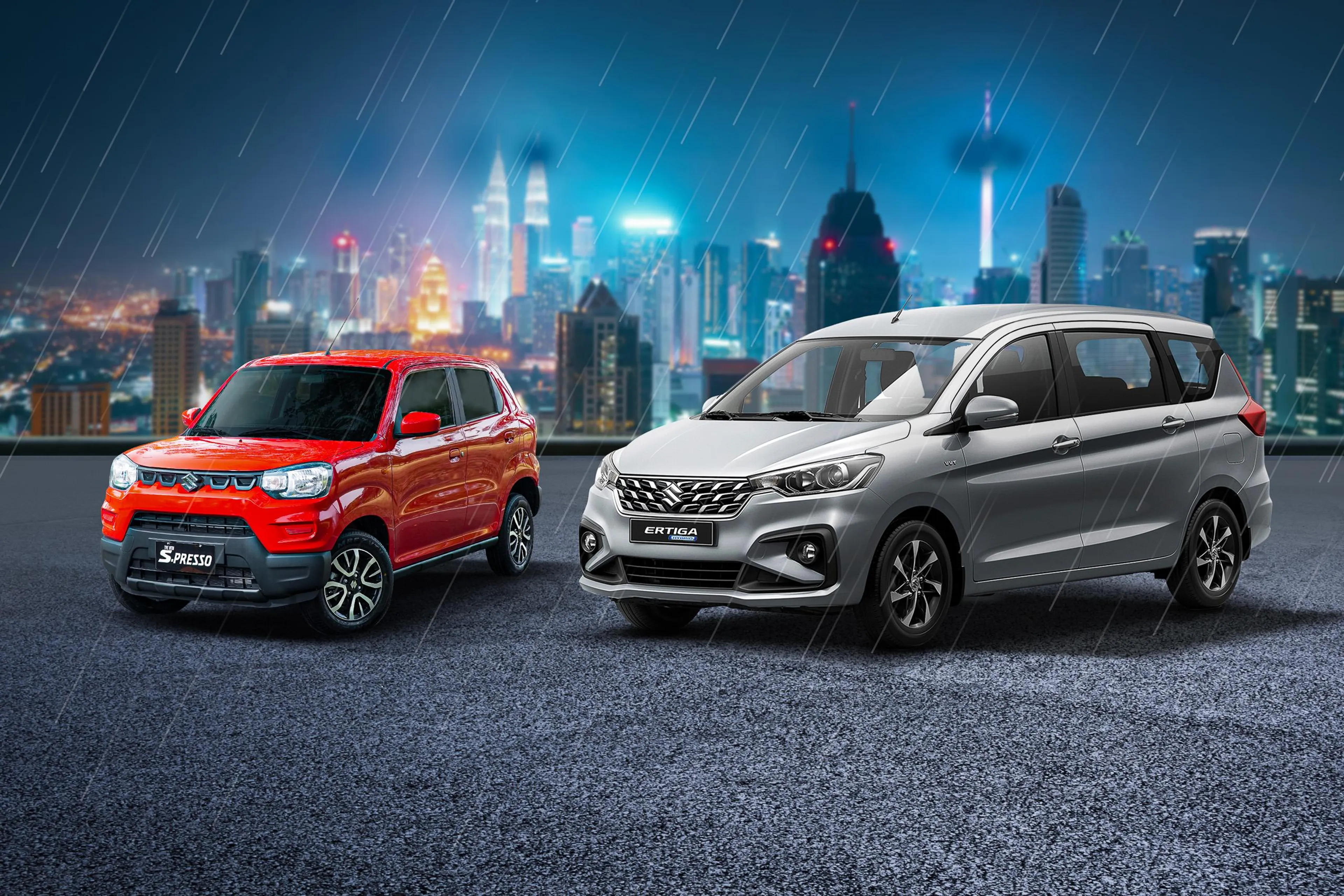 Get the Ertiga Hybrid, S-Presso for less with Suzuki's Rainy Deals promo
