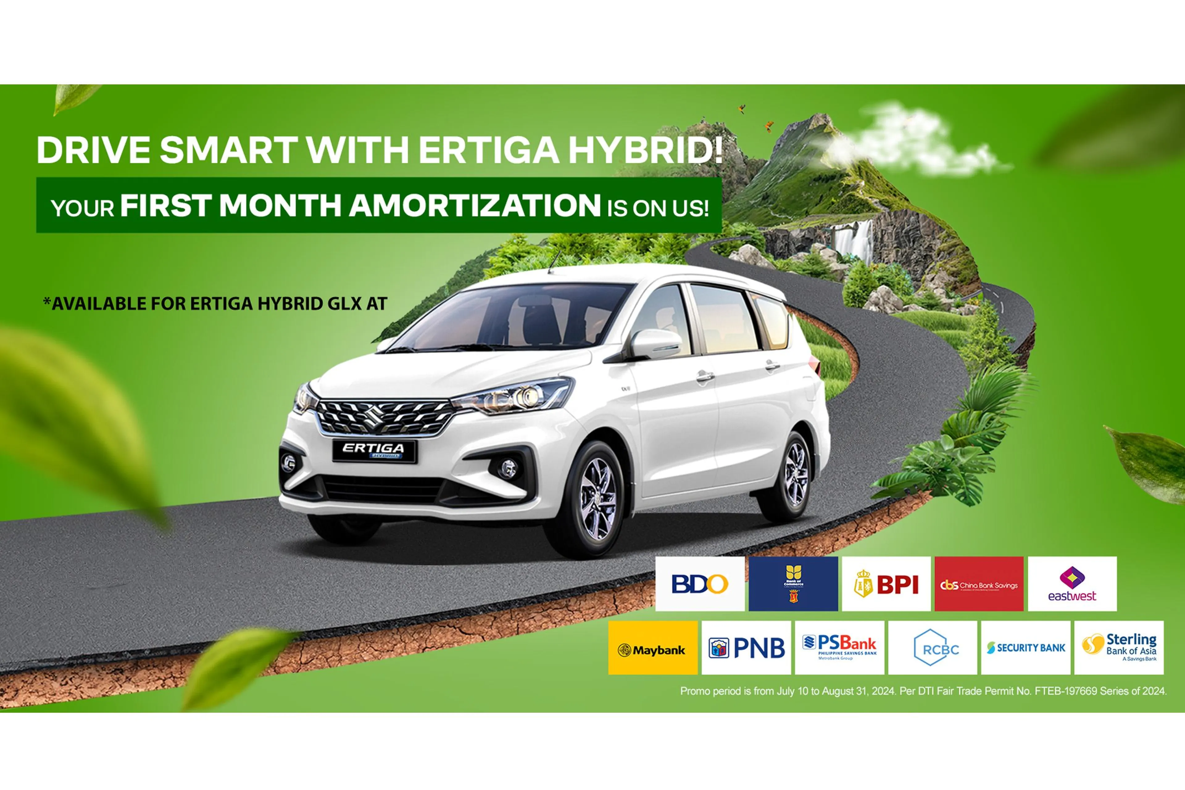 Suzuki PH offers 1 month free amortization with Ertiga Hybrid