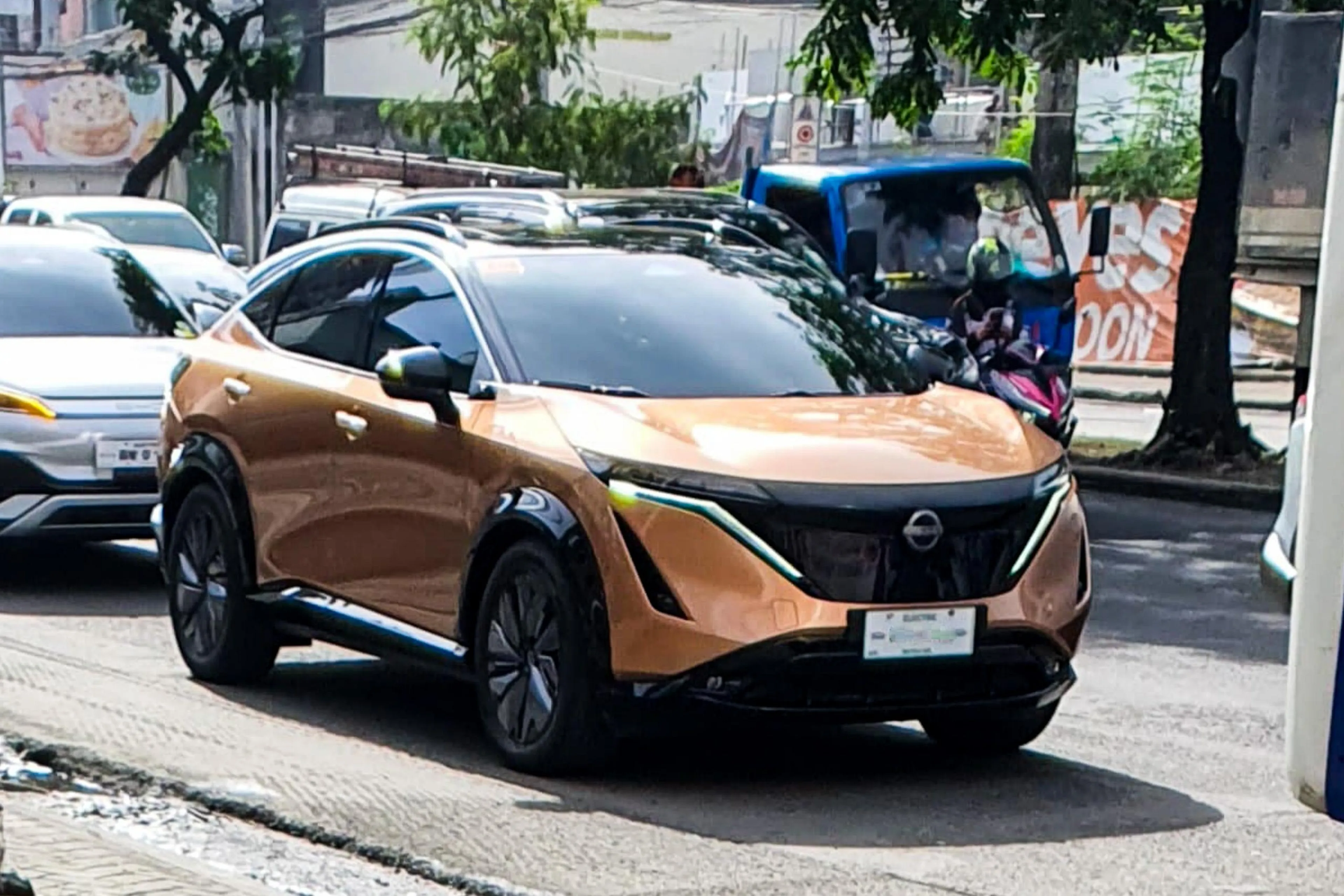 LOOK: Nissan Ariya EV spotted on PH roads