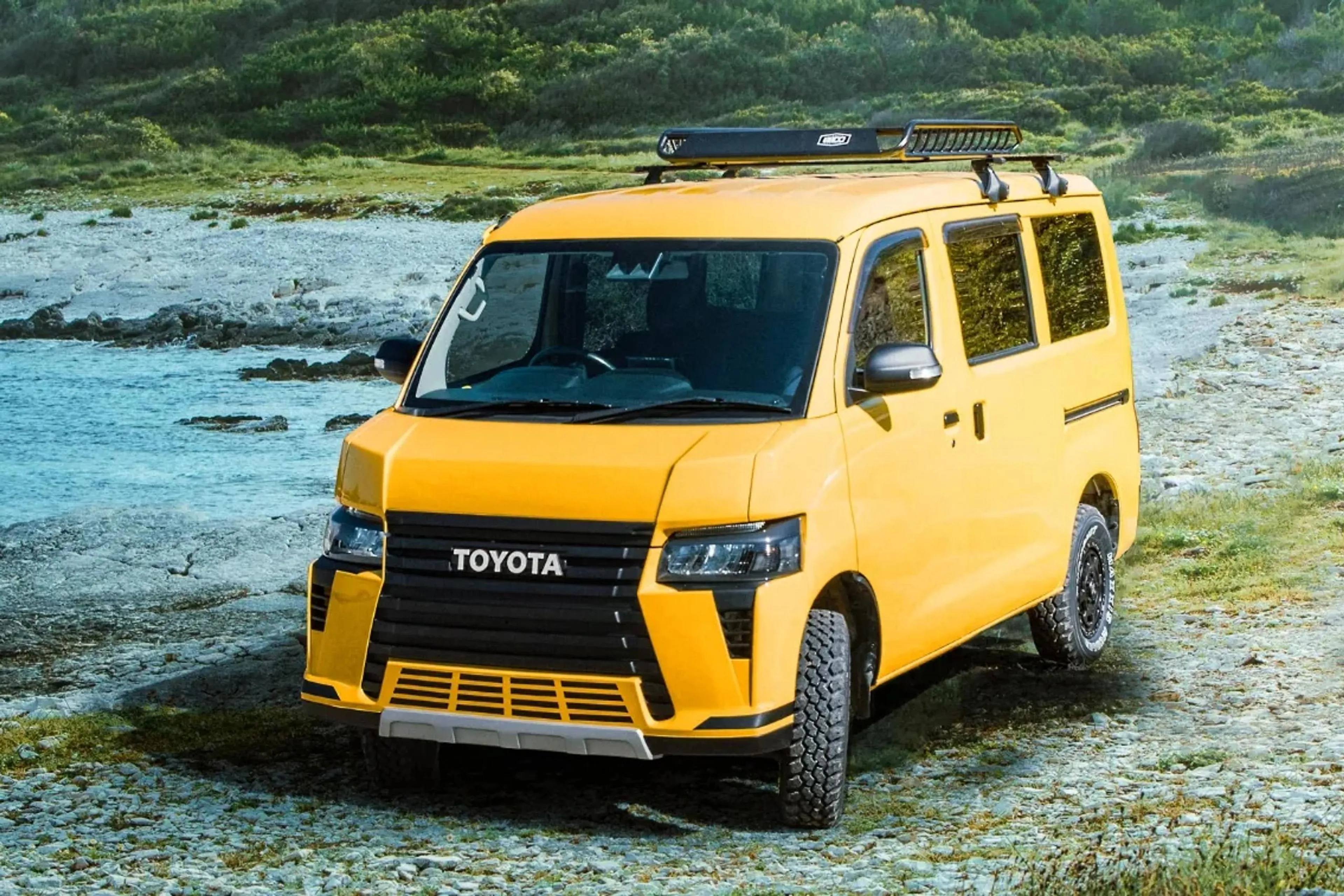 This customized Toyota Lite Ace is ready to go off-road