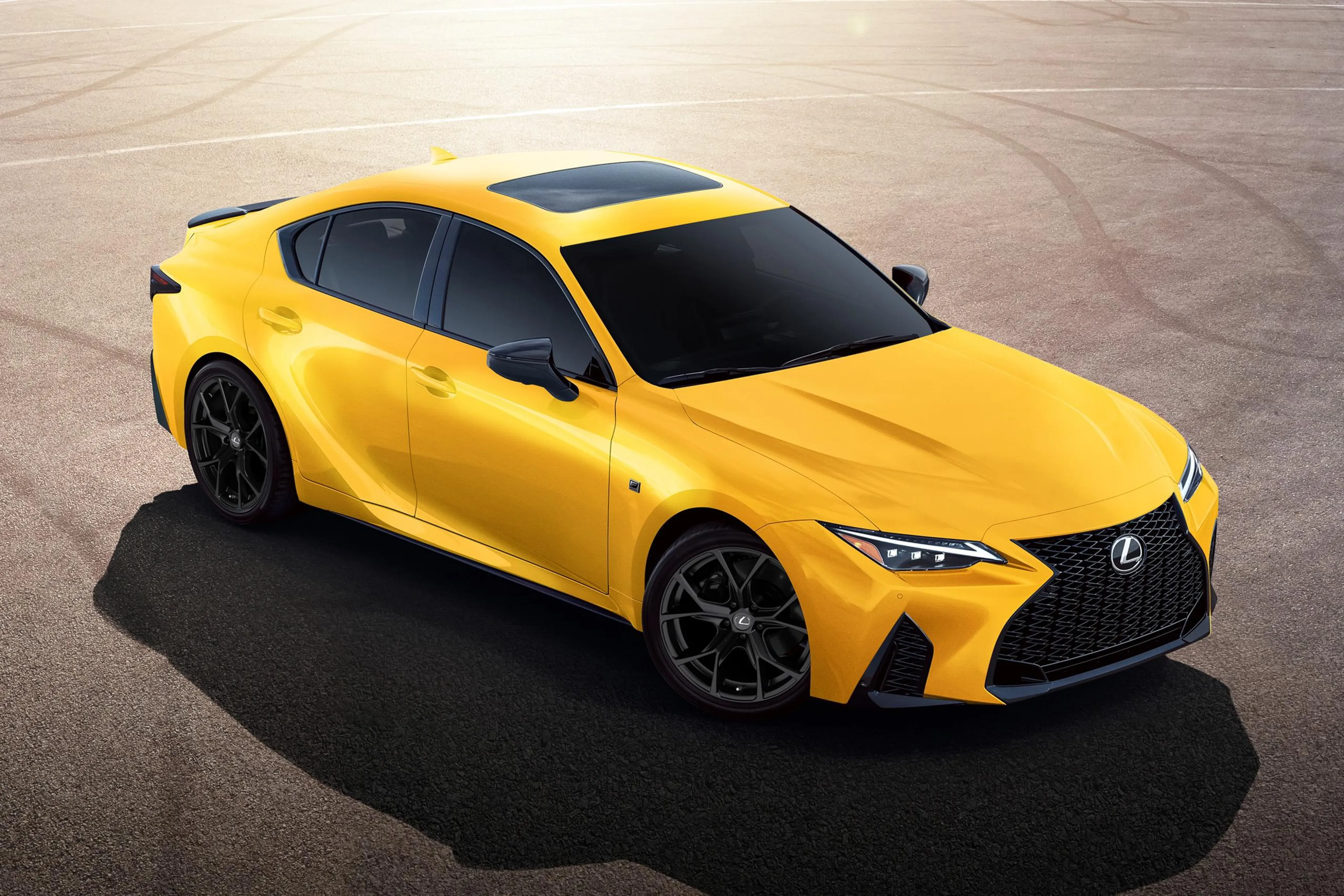 2025 Lexus IS 500 F Sport looks great in yellow