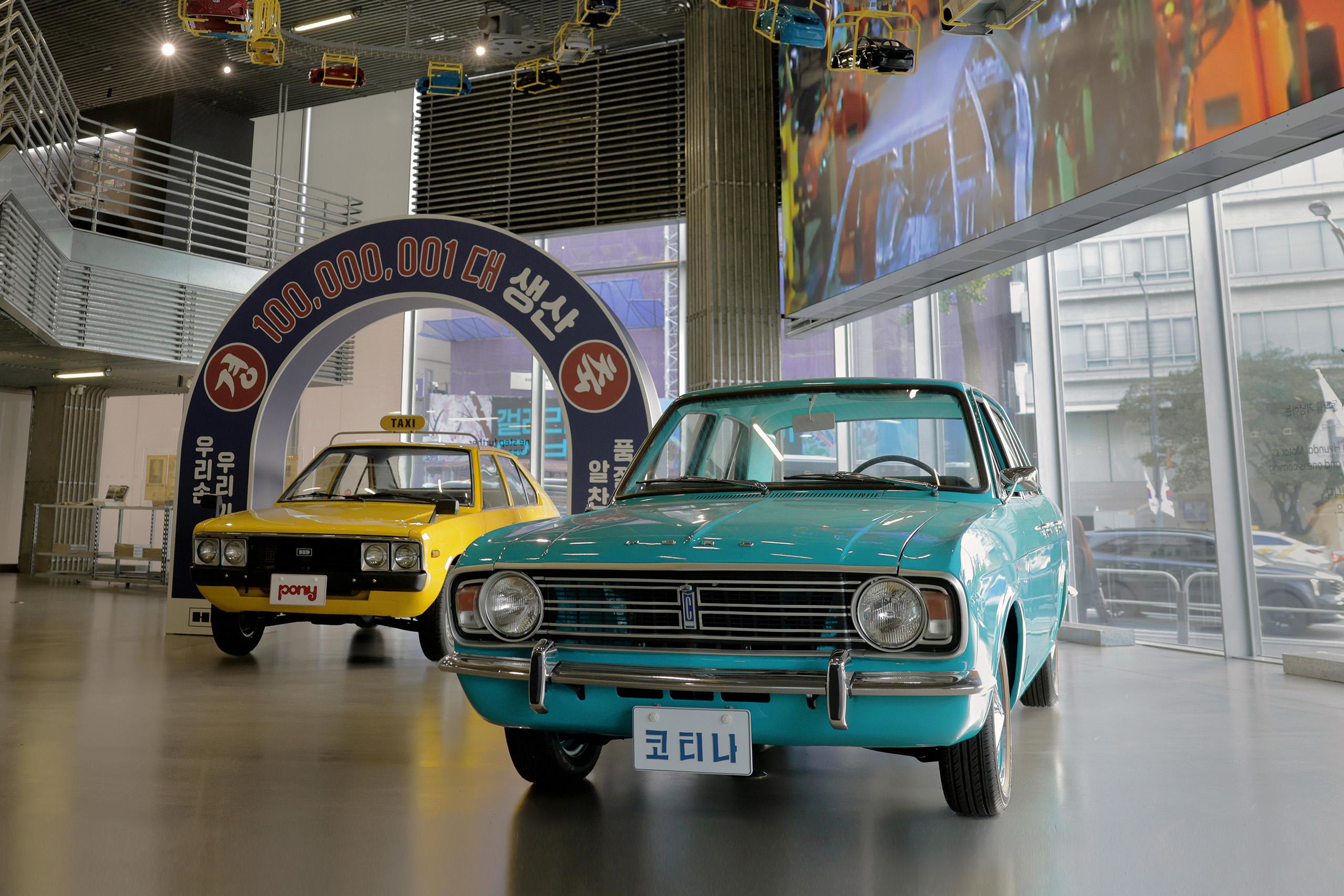 Hyundai marks 100 million vehicles produced with historic exhibit