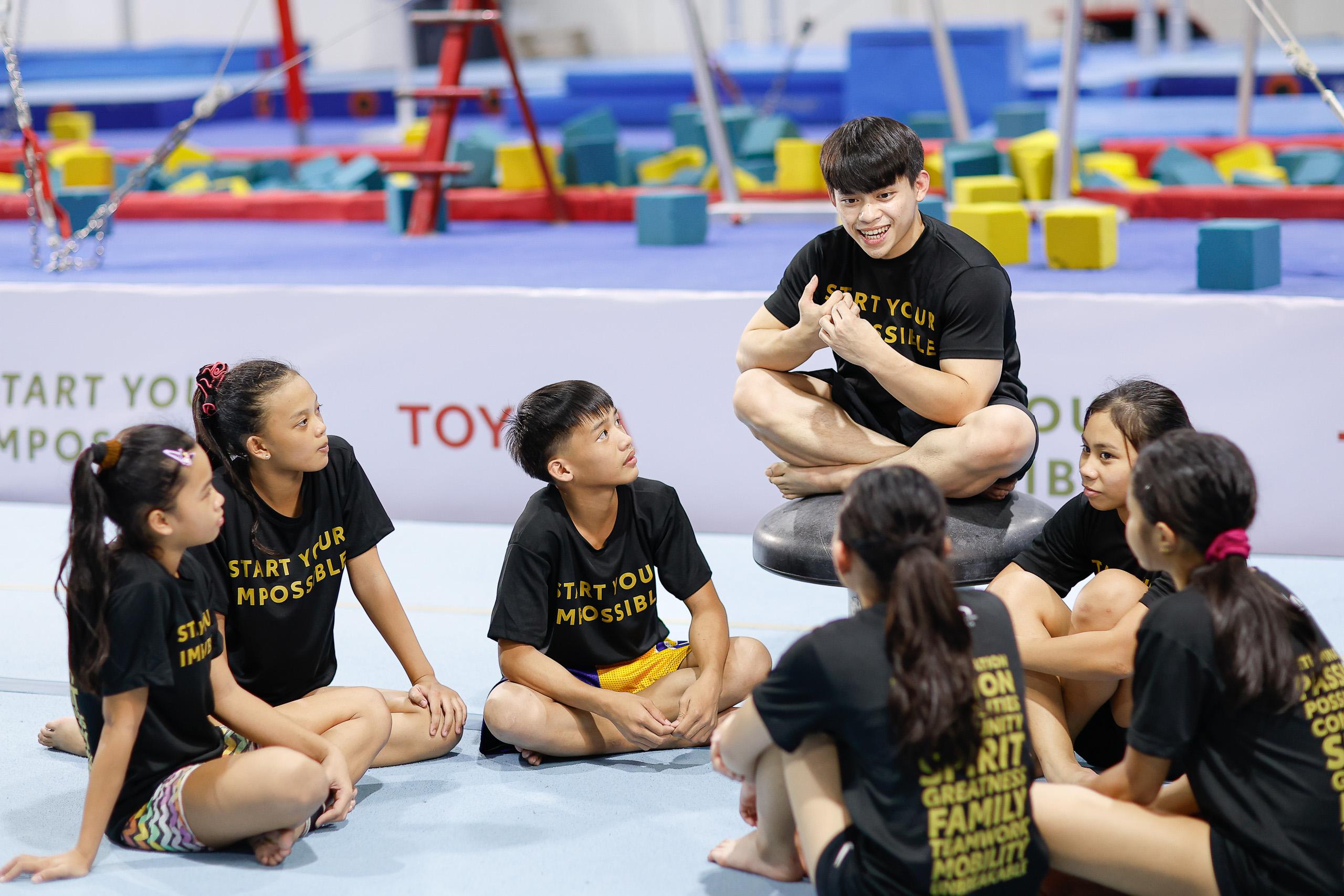 Toyota PH, Carlos Yulo team up for gymnastics camp