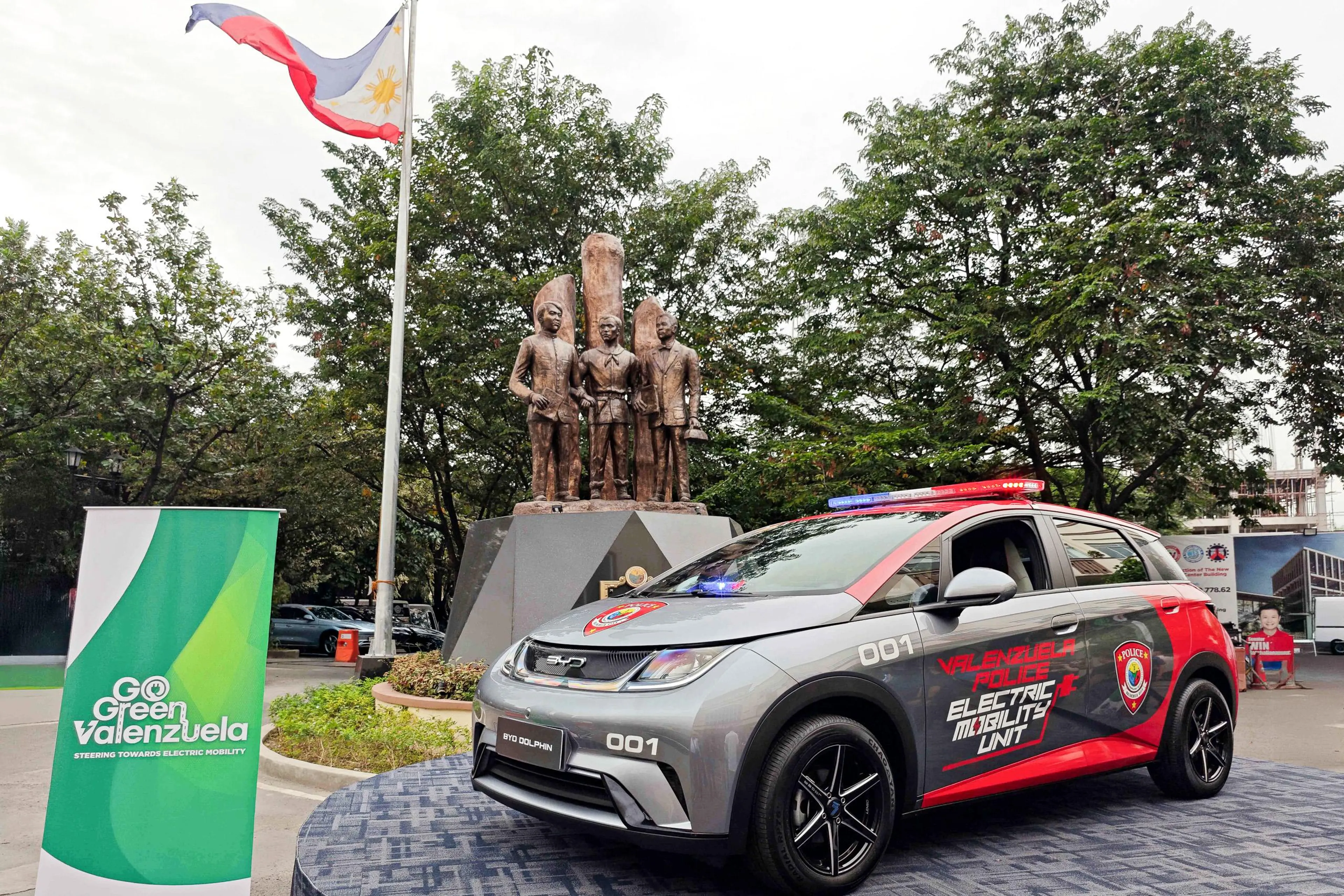 Valenzuela City Police to deploy BYD Dolphin patrol units