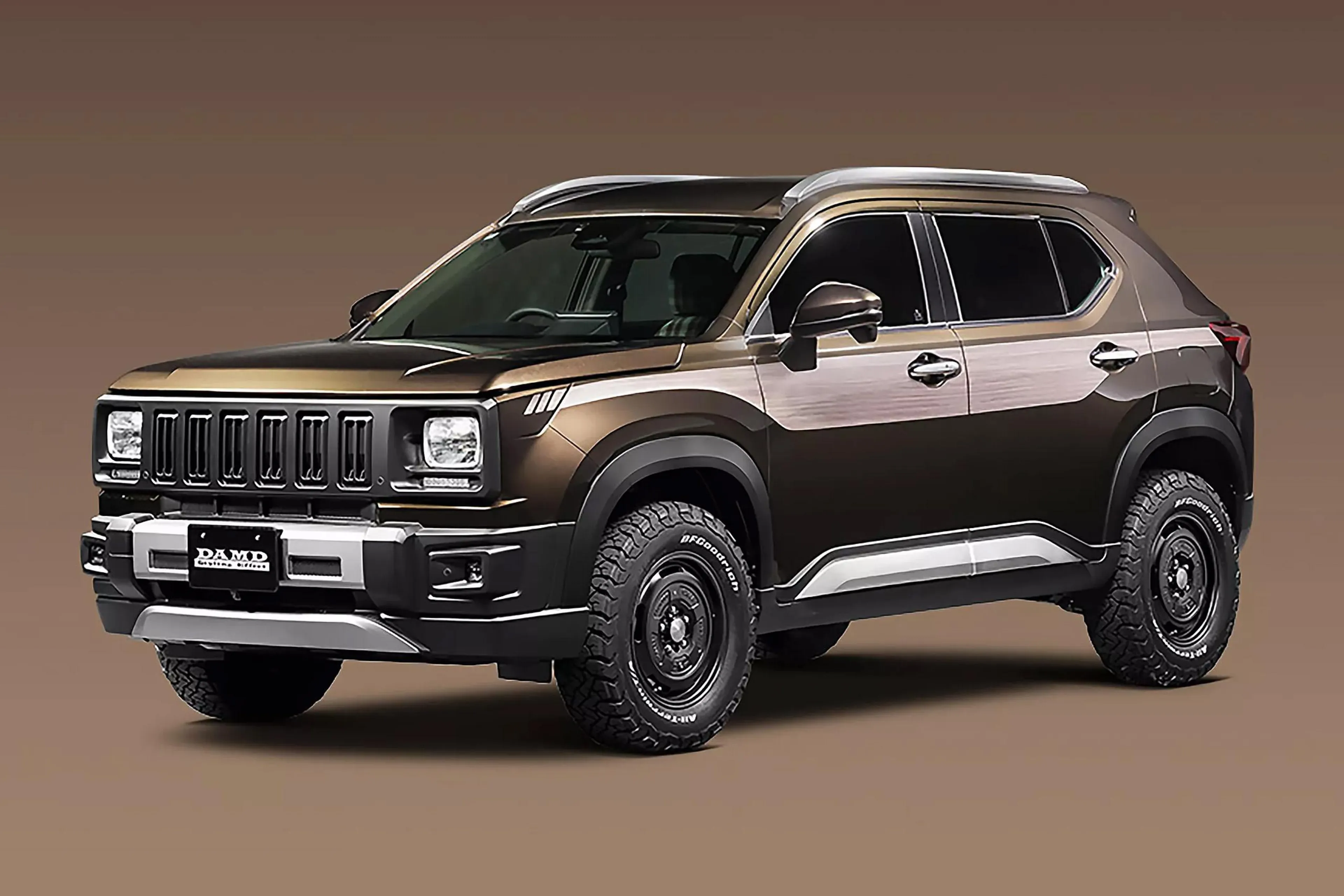 Japanese tuner turns Honda WR-V into classic Jeep Cherokee