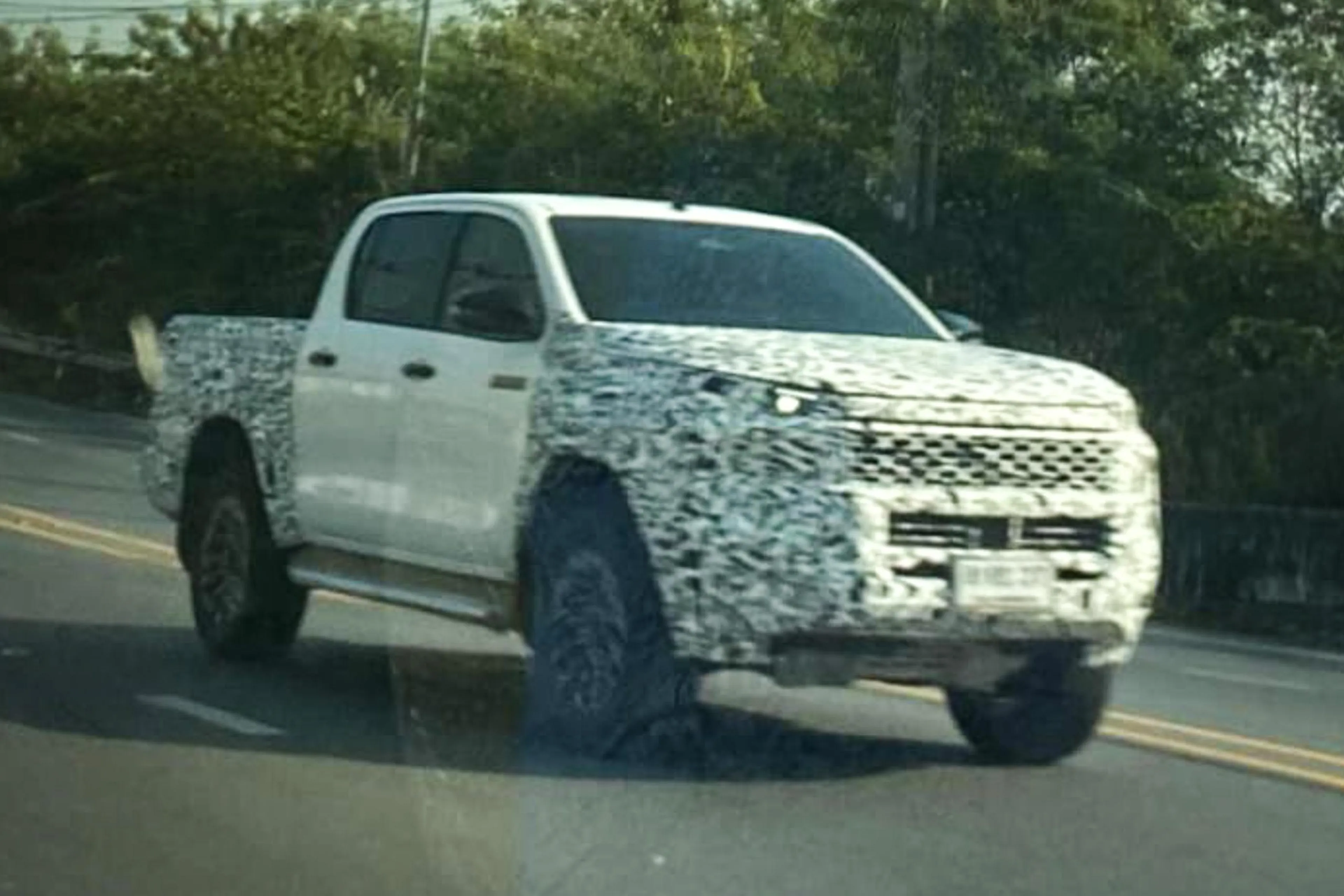 All-New Toyota Hilux spotted testing on public roads