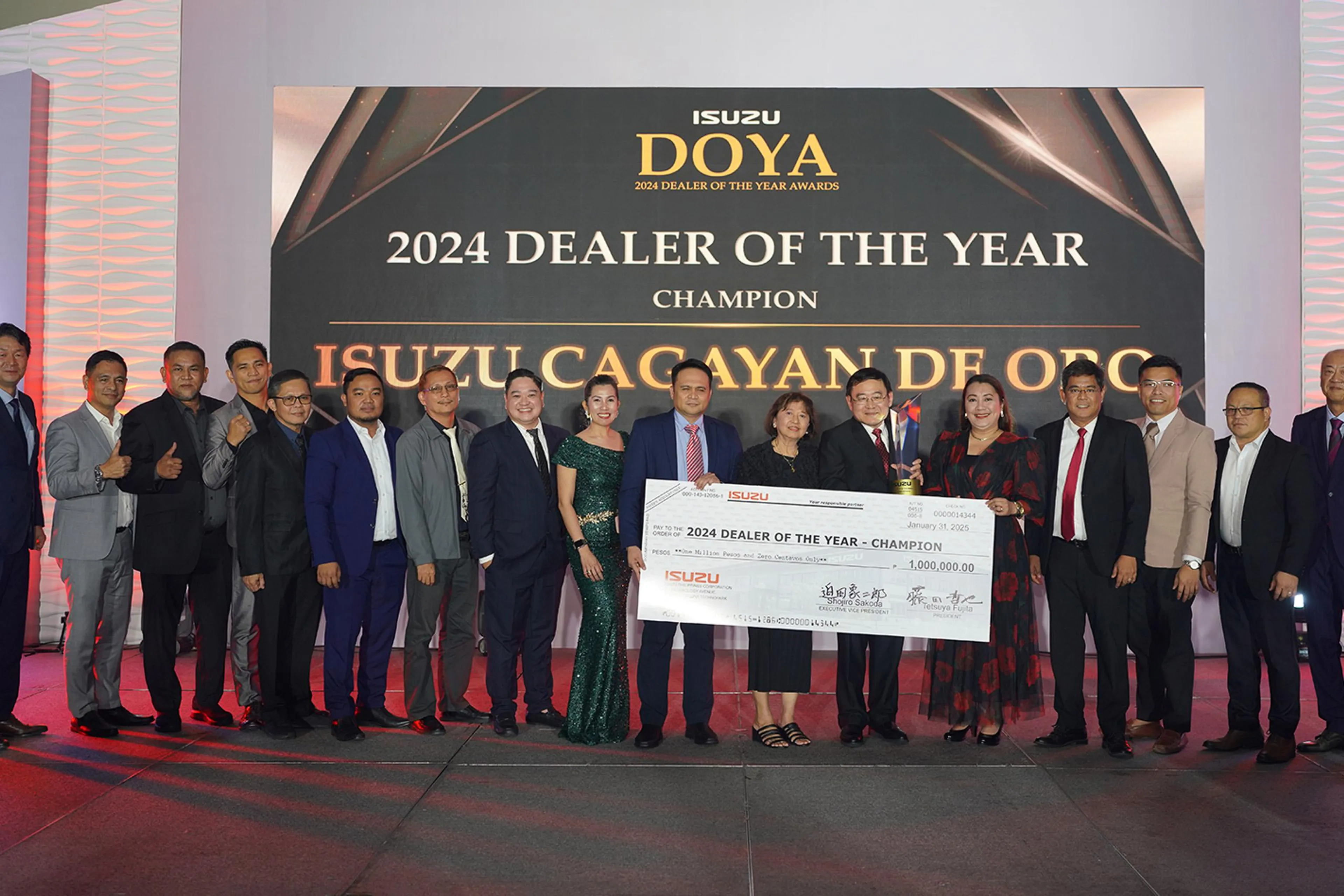 Cagayan De Oro is 2024's Isuzu Dealer of The Year in PH