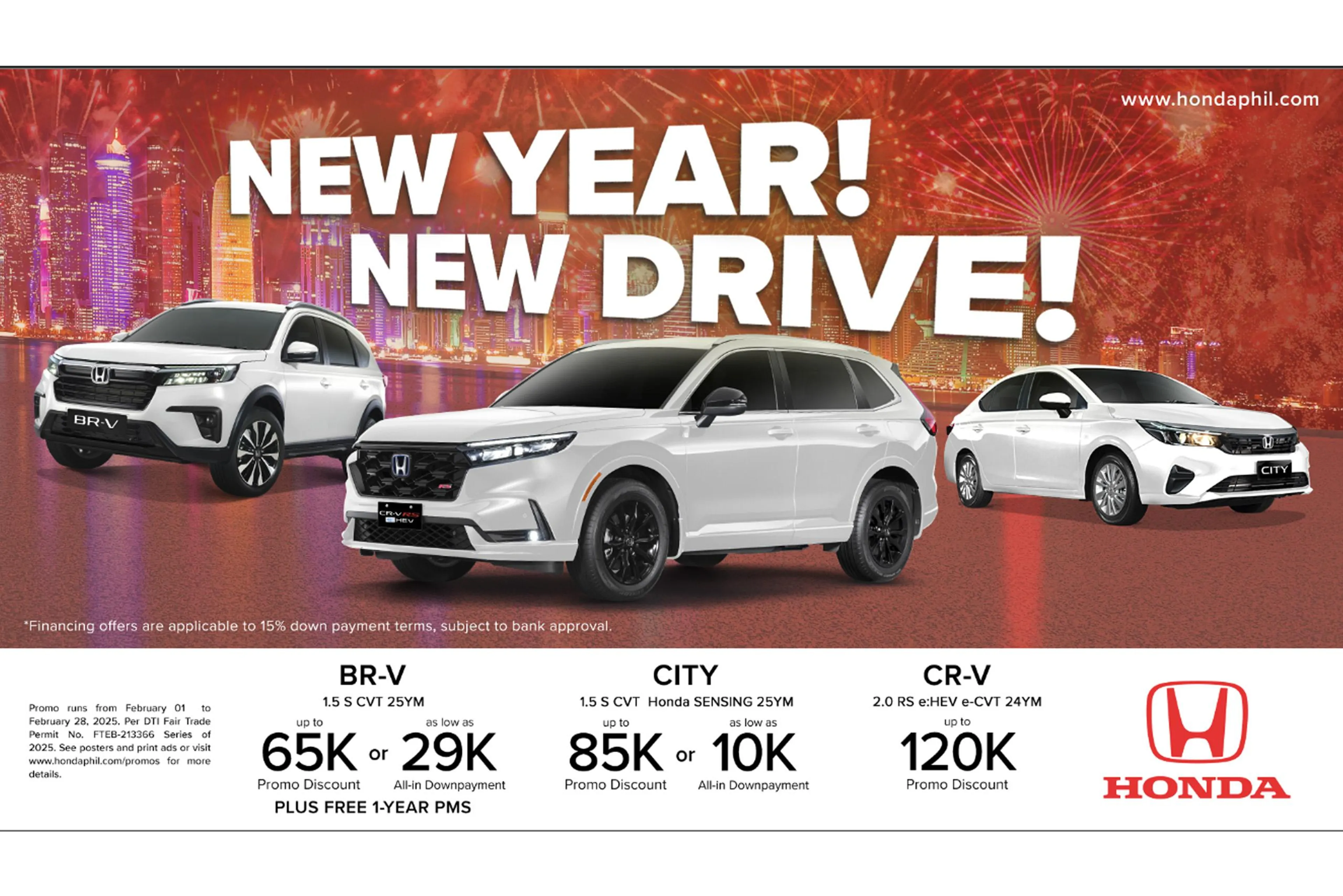 Honda Cars PH: Buy a BR-V, get free 1-year PMS this February