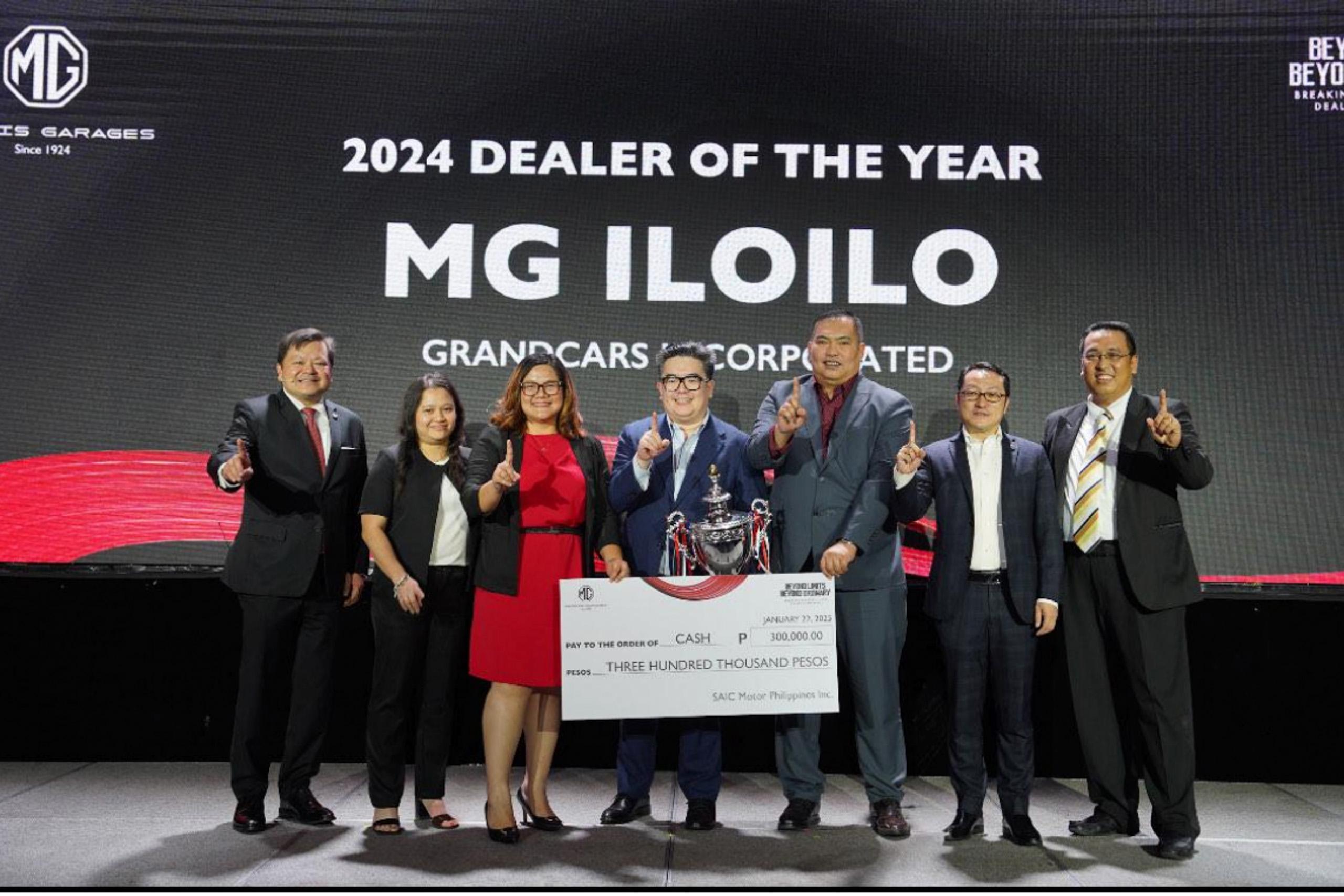 Iloilo dealership bags 2024 MG Dealer of the Year award