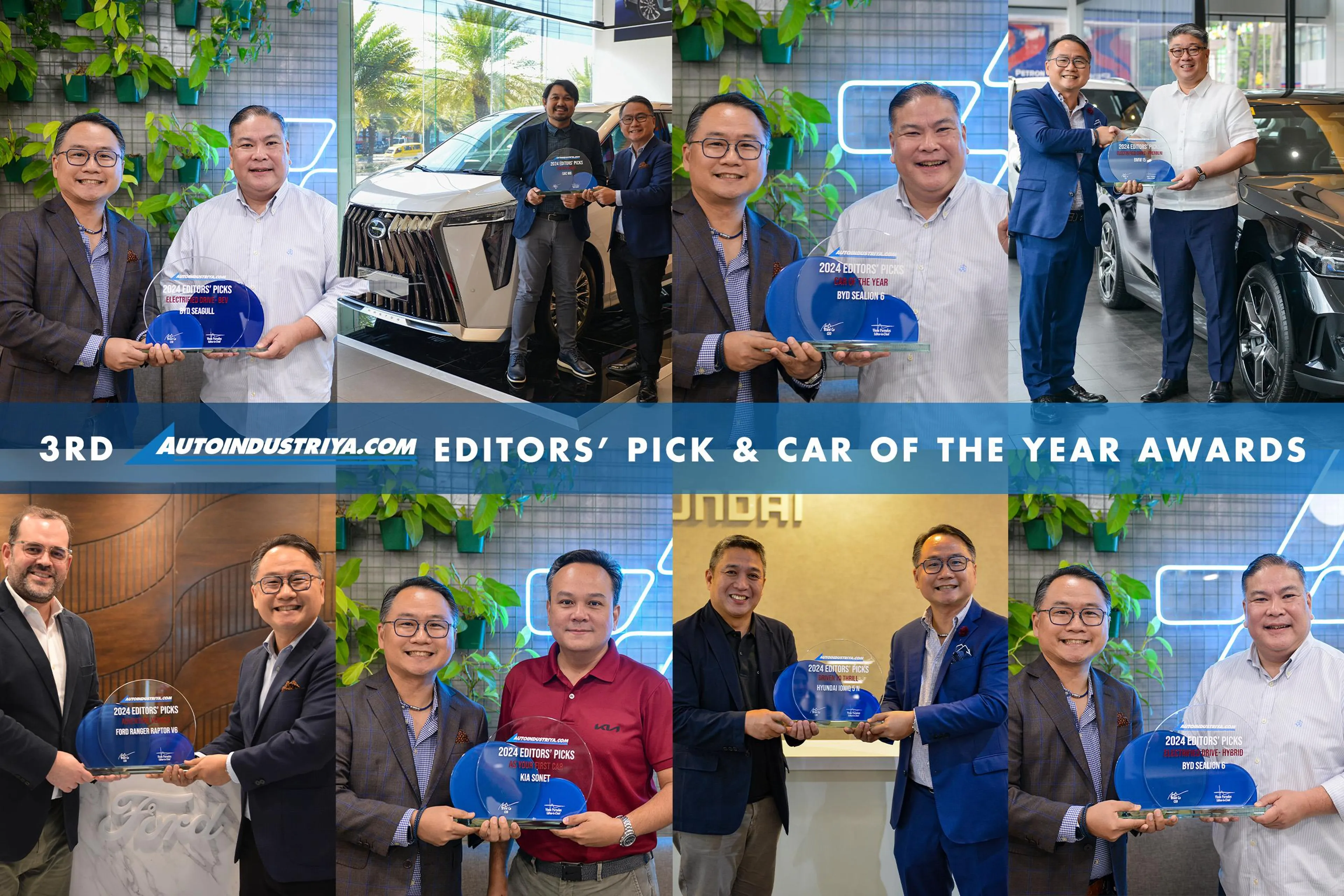 AutoIndustriya.com presents awards for 2024 Editors Picks