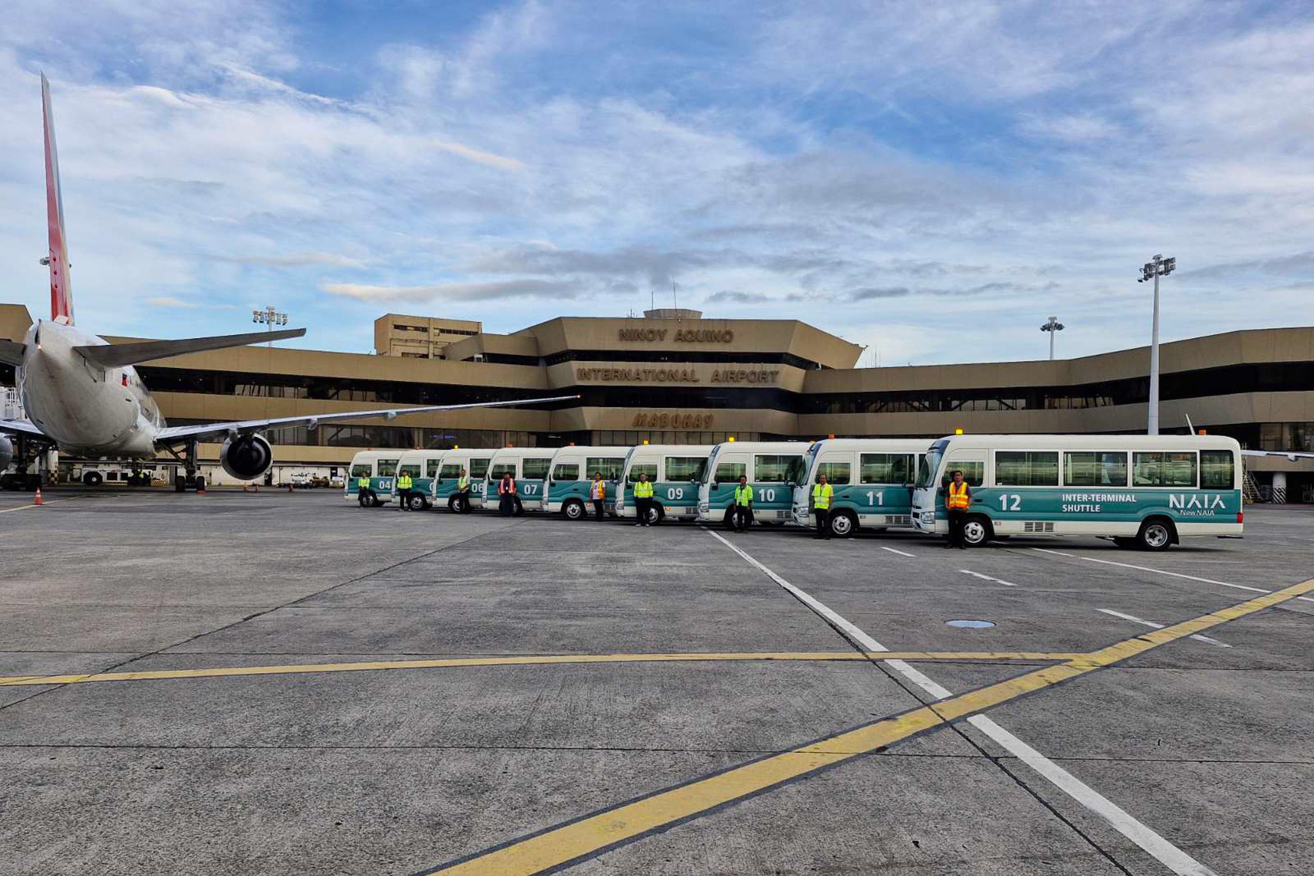 NNIC introduces eight new inter-terminal shuttle buses at NAIA