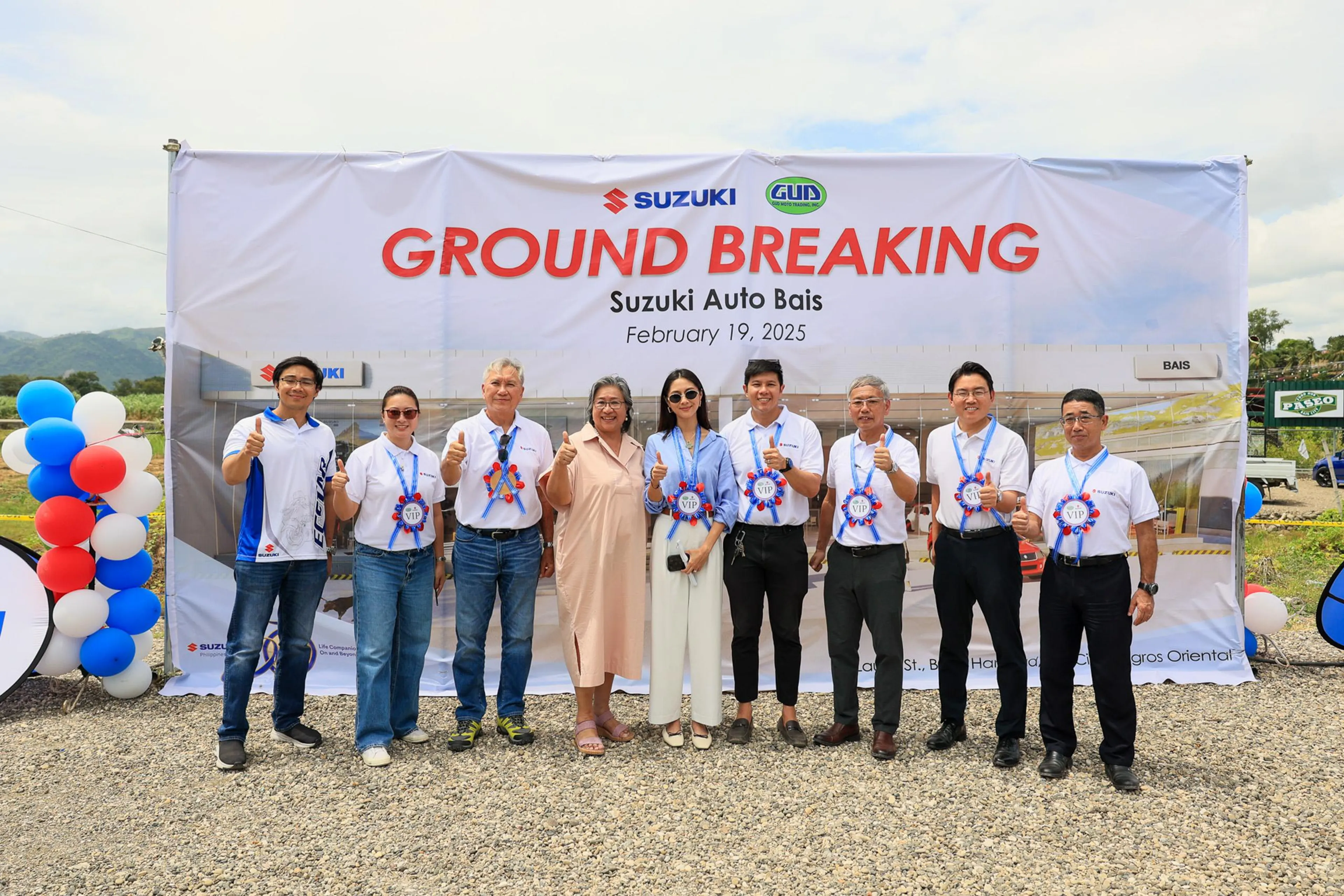 Suzuki PH breaks ground for new outlet in Bais, Negros Oriental
