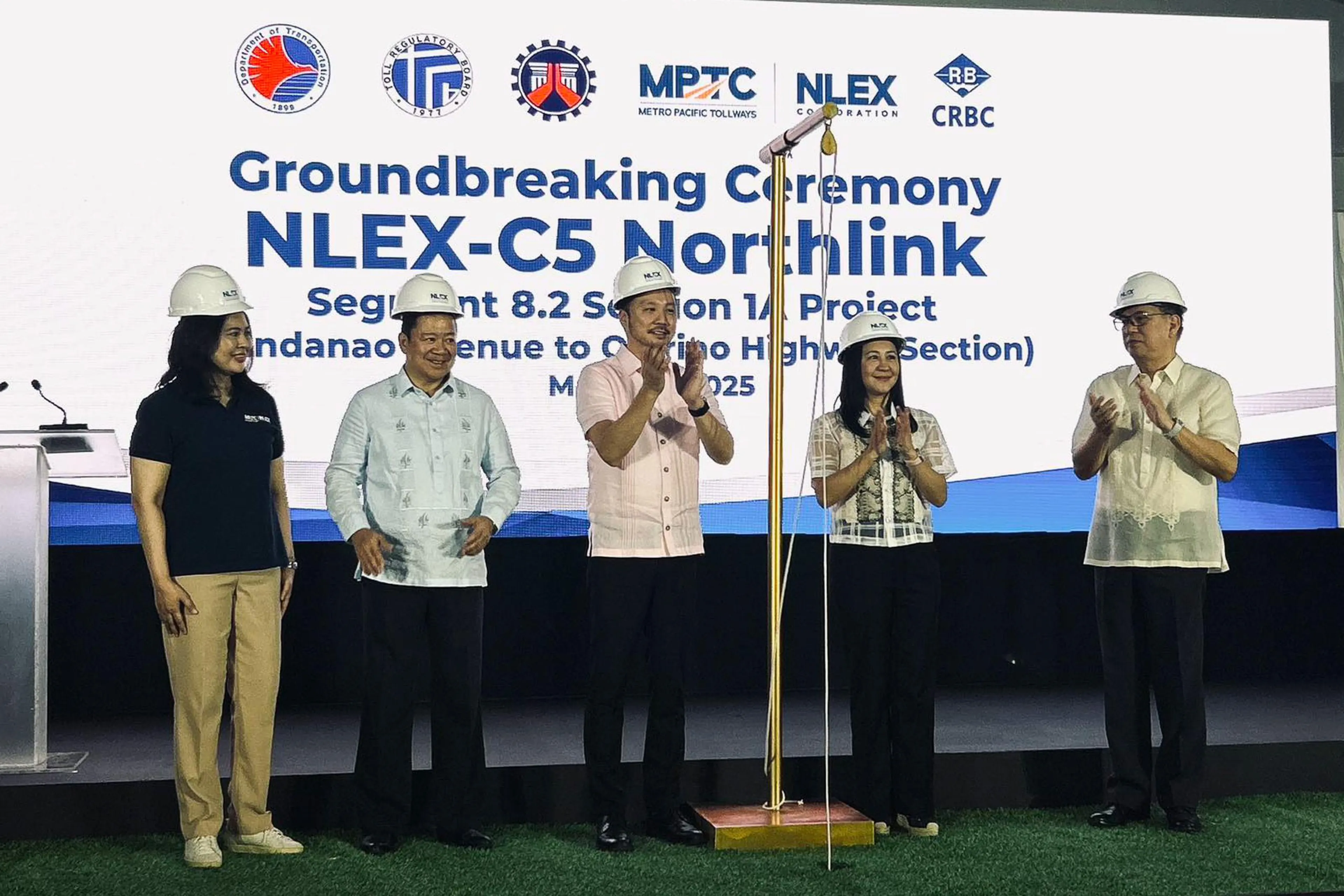 Work on NLEX-C5 Northlink Section 1A officially begins