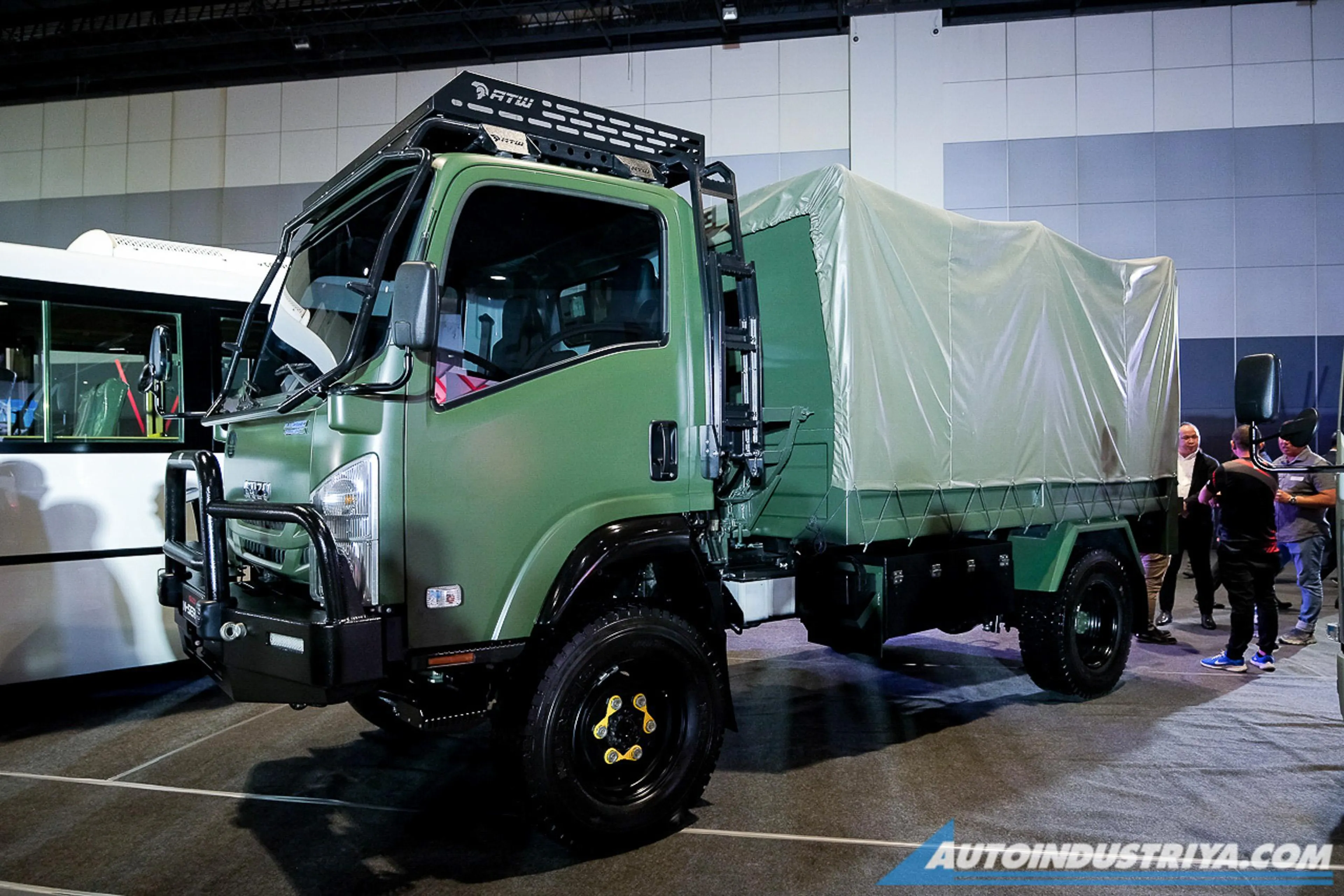 Isuzu N-Series 4x4 Troop Carrier has been called for duty