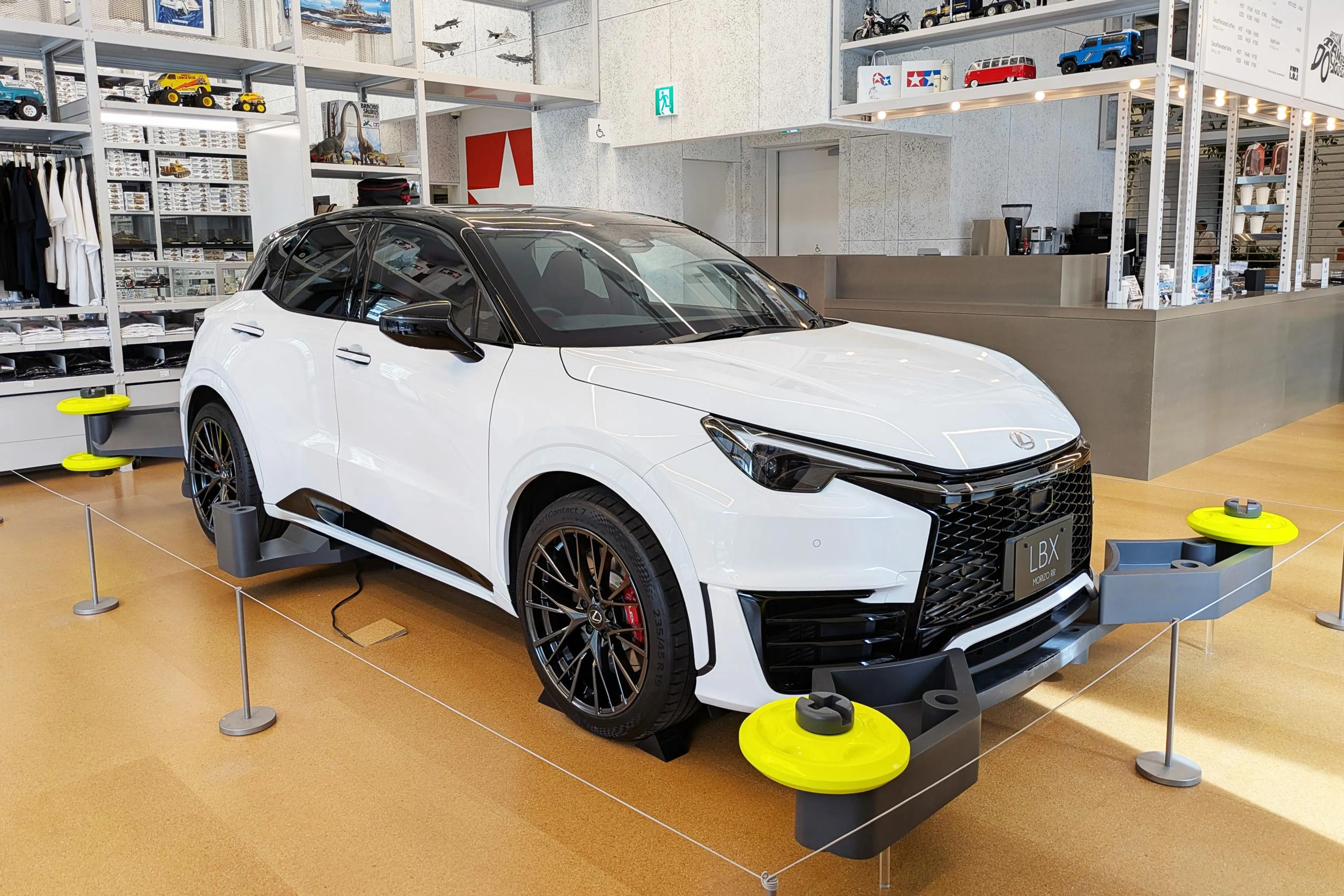 Tamiya makes life-size version of Lexus LBX Morizo RR Mini 4WD