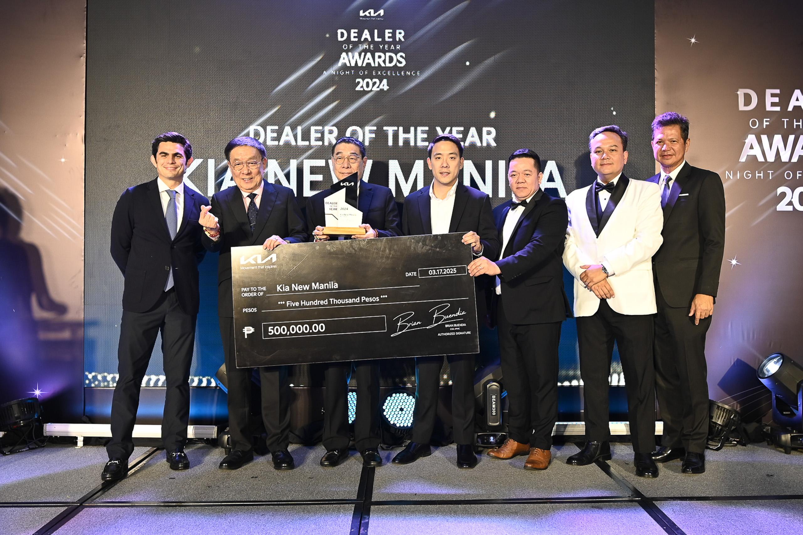 Kia New Manila awarded as 2024 Dealer of the Year