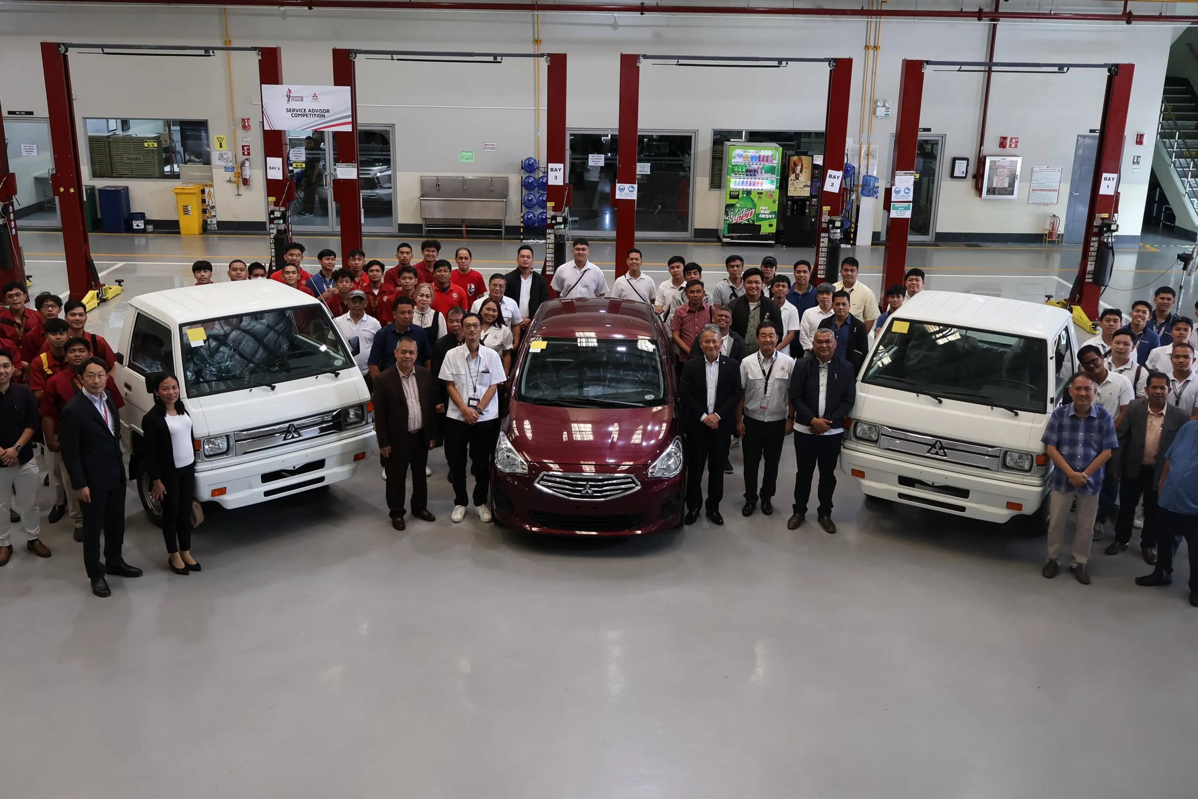 MMPC donates Mirage G4, L300 to support automotive education