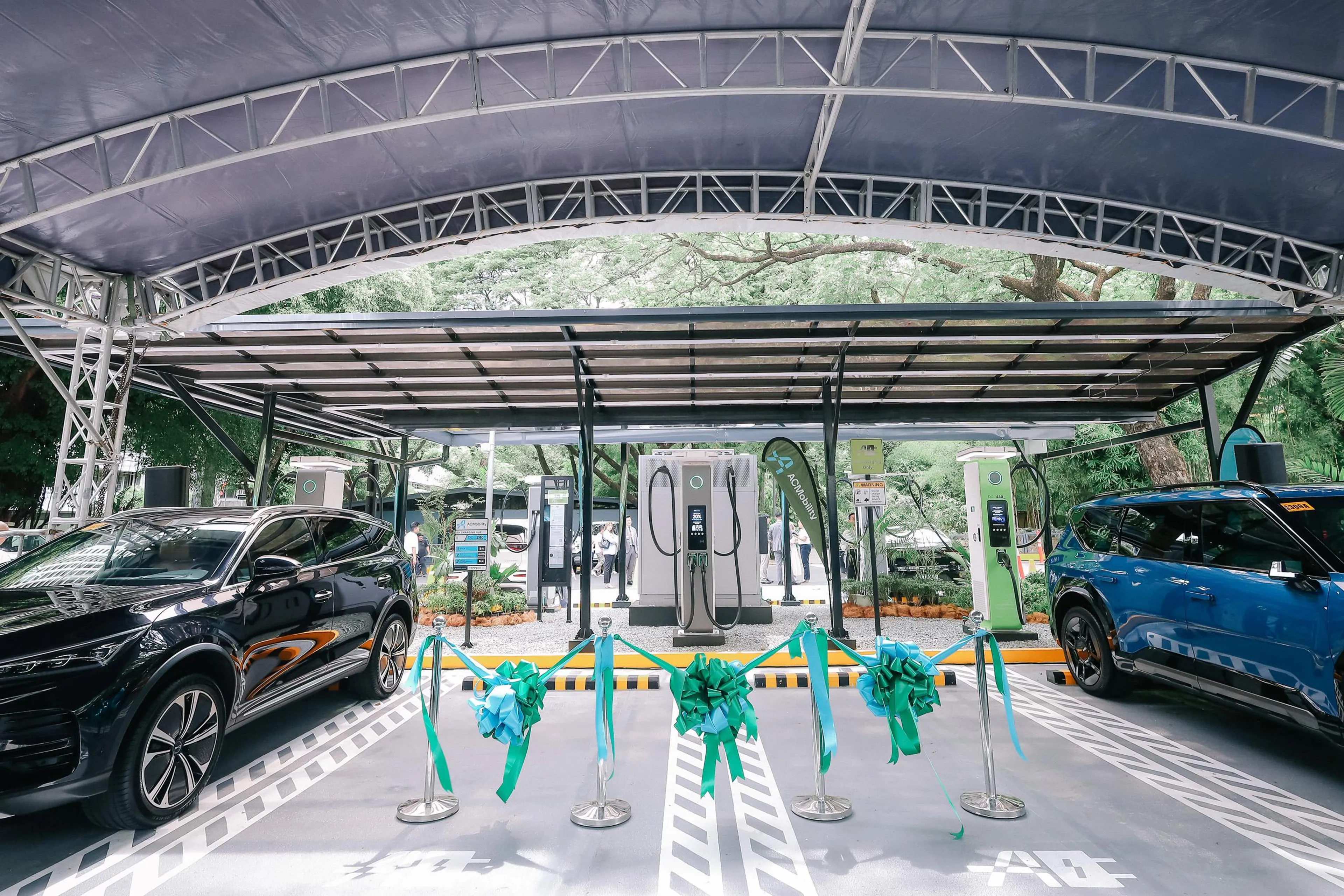 Ayala launches fastest EV charging station with up to 480 kW in Makati