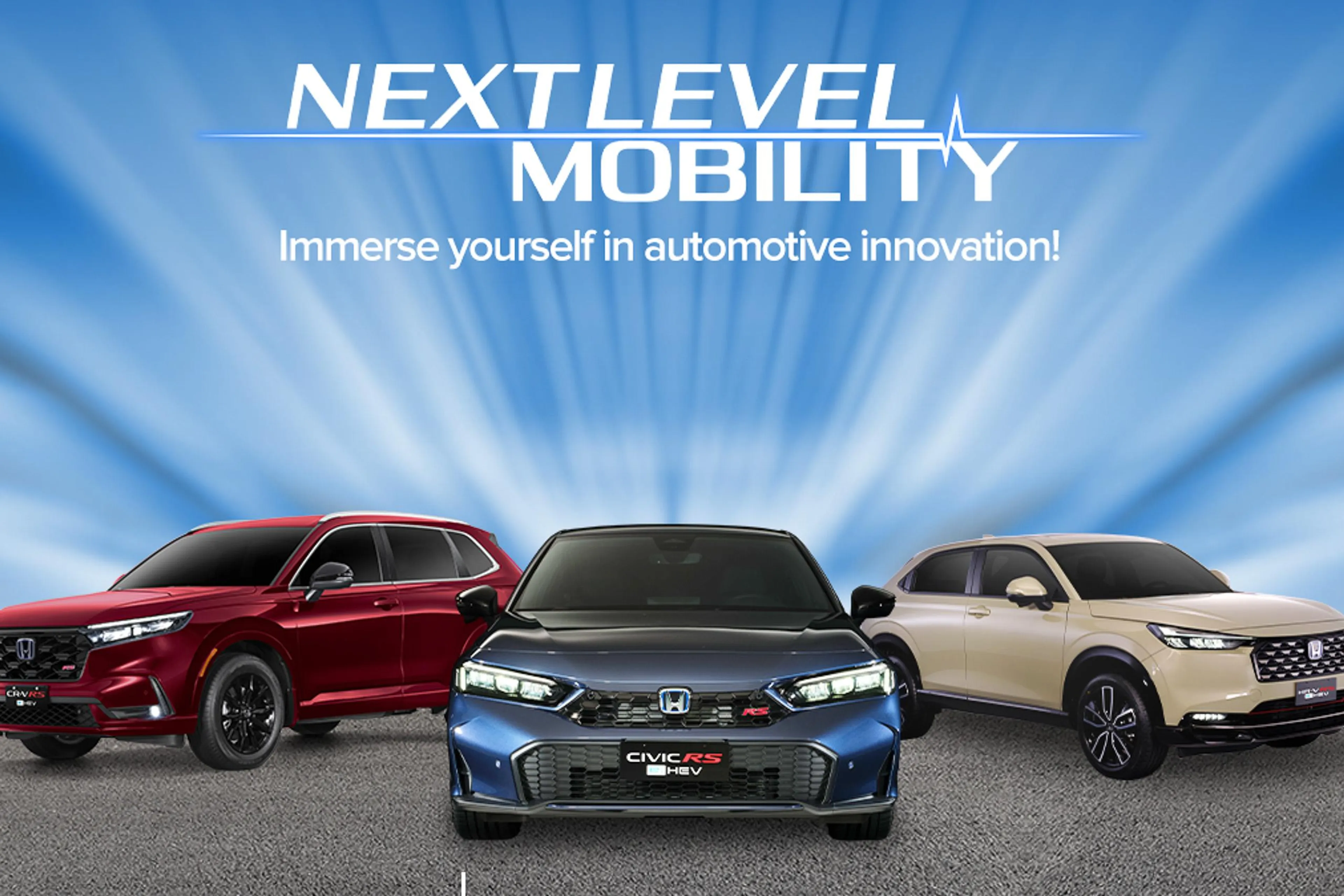 Check out Honda's e:HEV hybrids this August at Robinson's Magnolia, The Podium