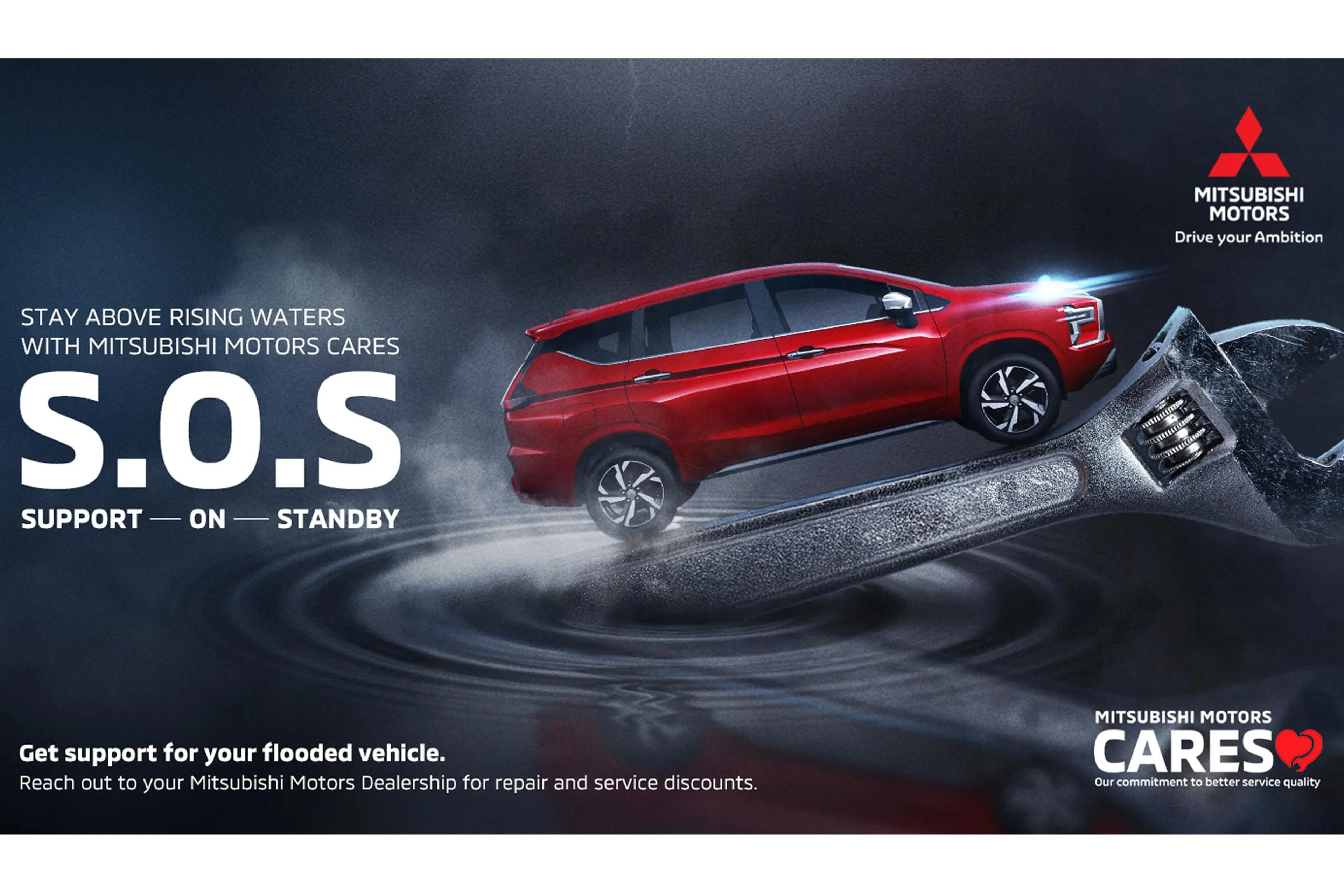Mitsubishi PH launches flood-damaged vehicle assistance program