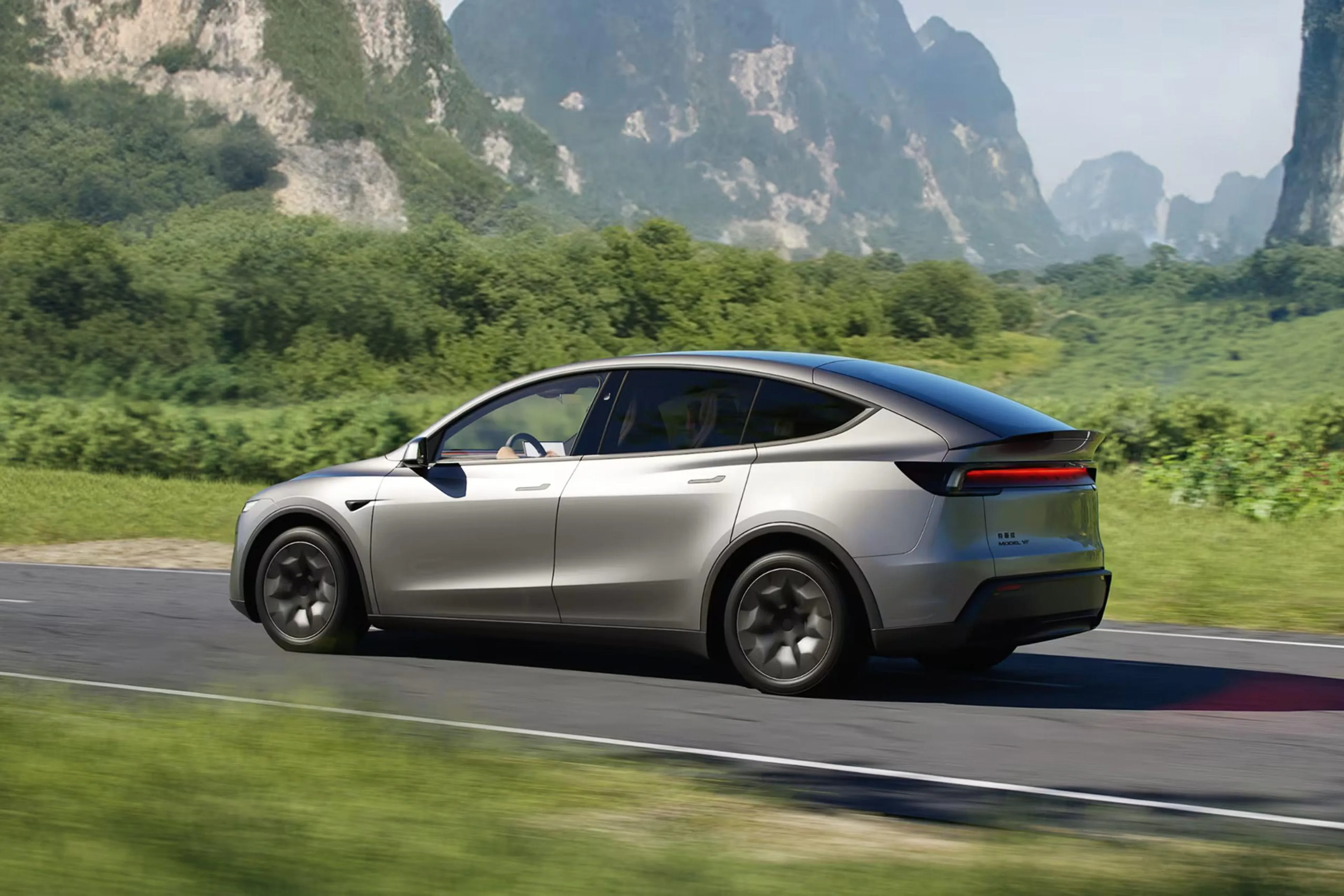 Longer, taller Tesla Model Y L revealed with seating for six