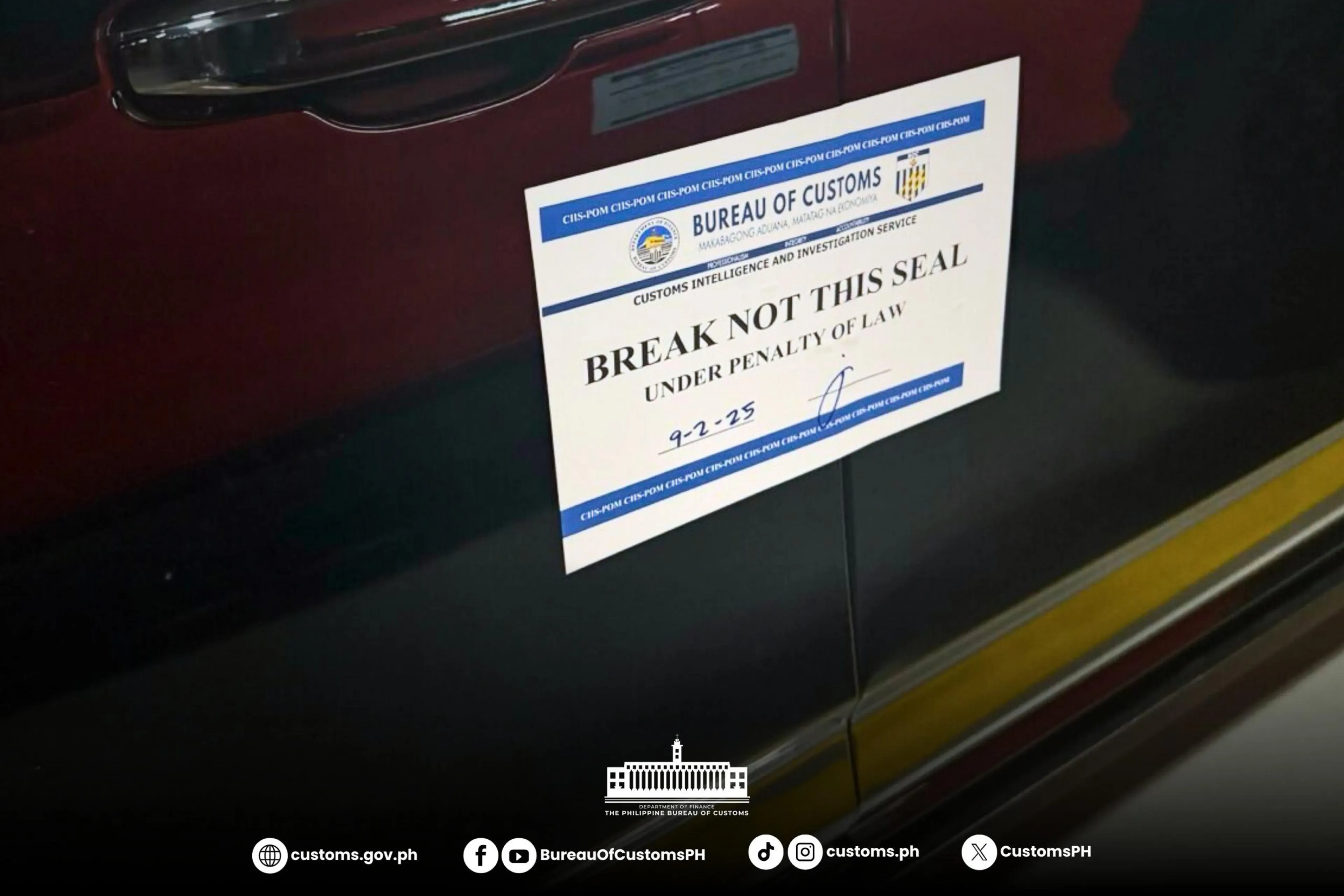 Customs on Dizcaya cars: 15 luxury autos have import red flags