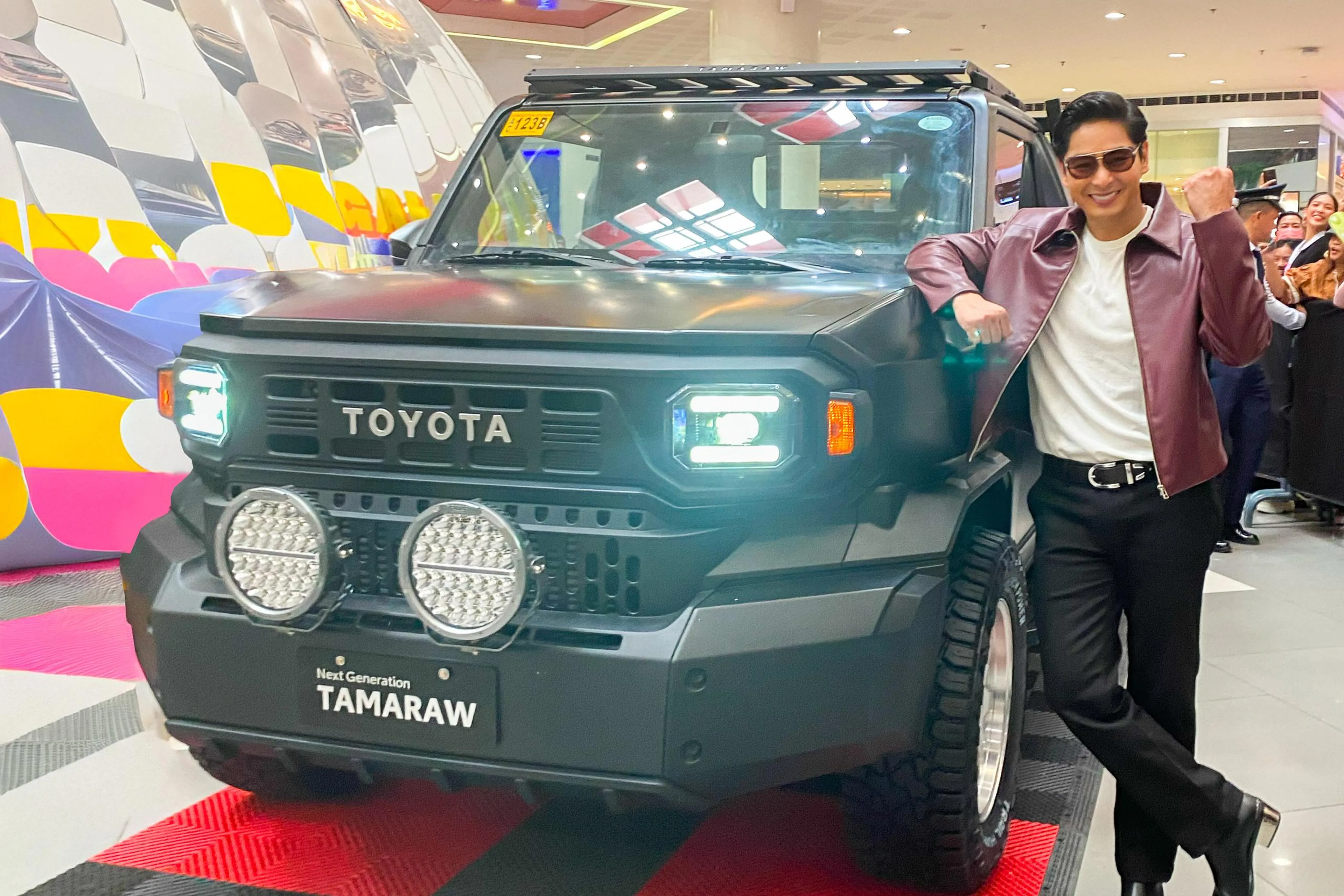 Toyota Tamaraw goes on nationwide tour with brand ambassador Coco Martin