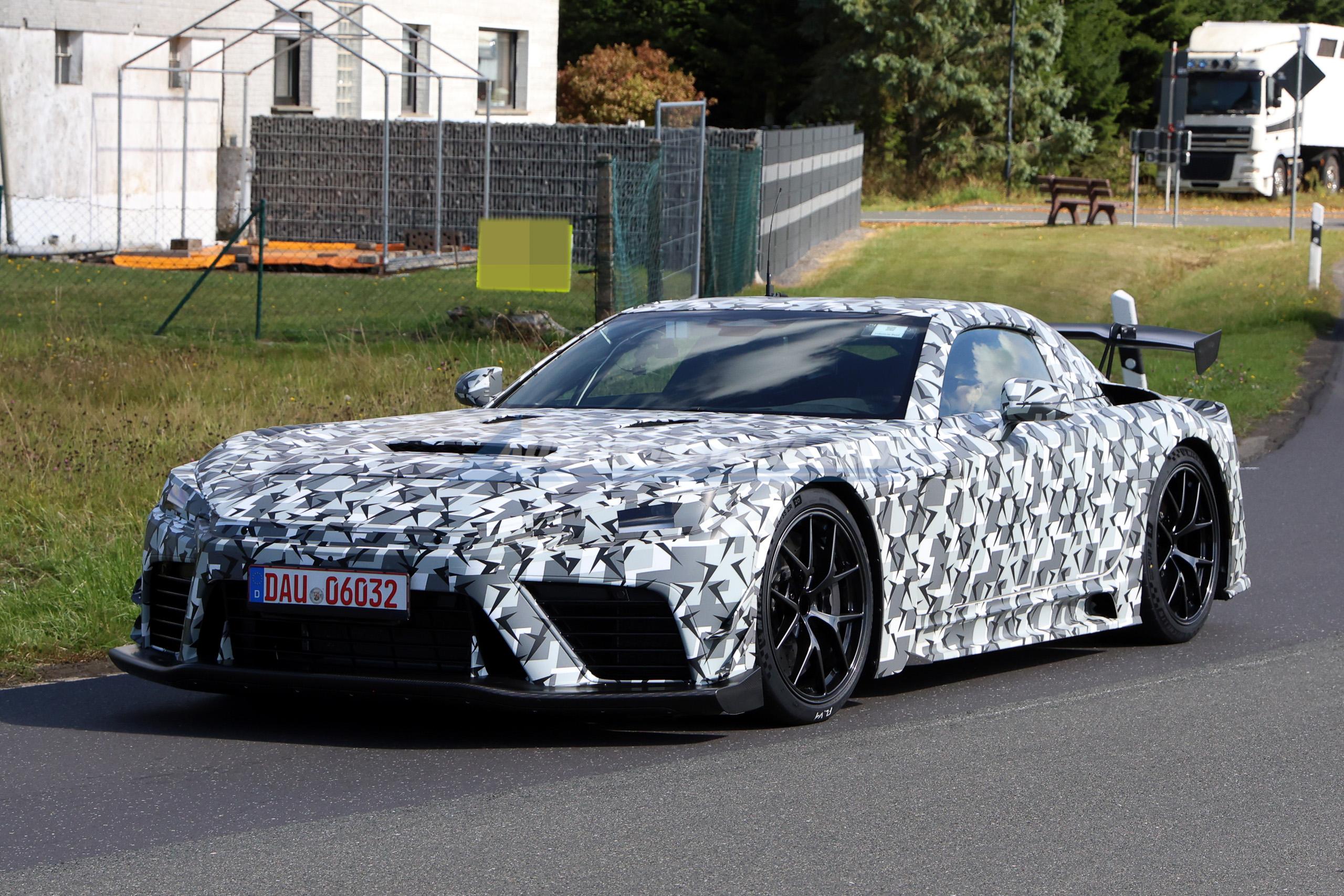 SPIED: V8-powered Lexus LFR spotted with various rear wings, less camo