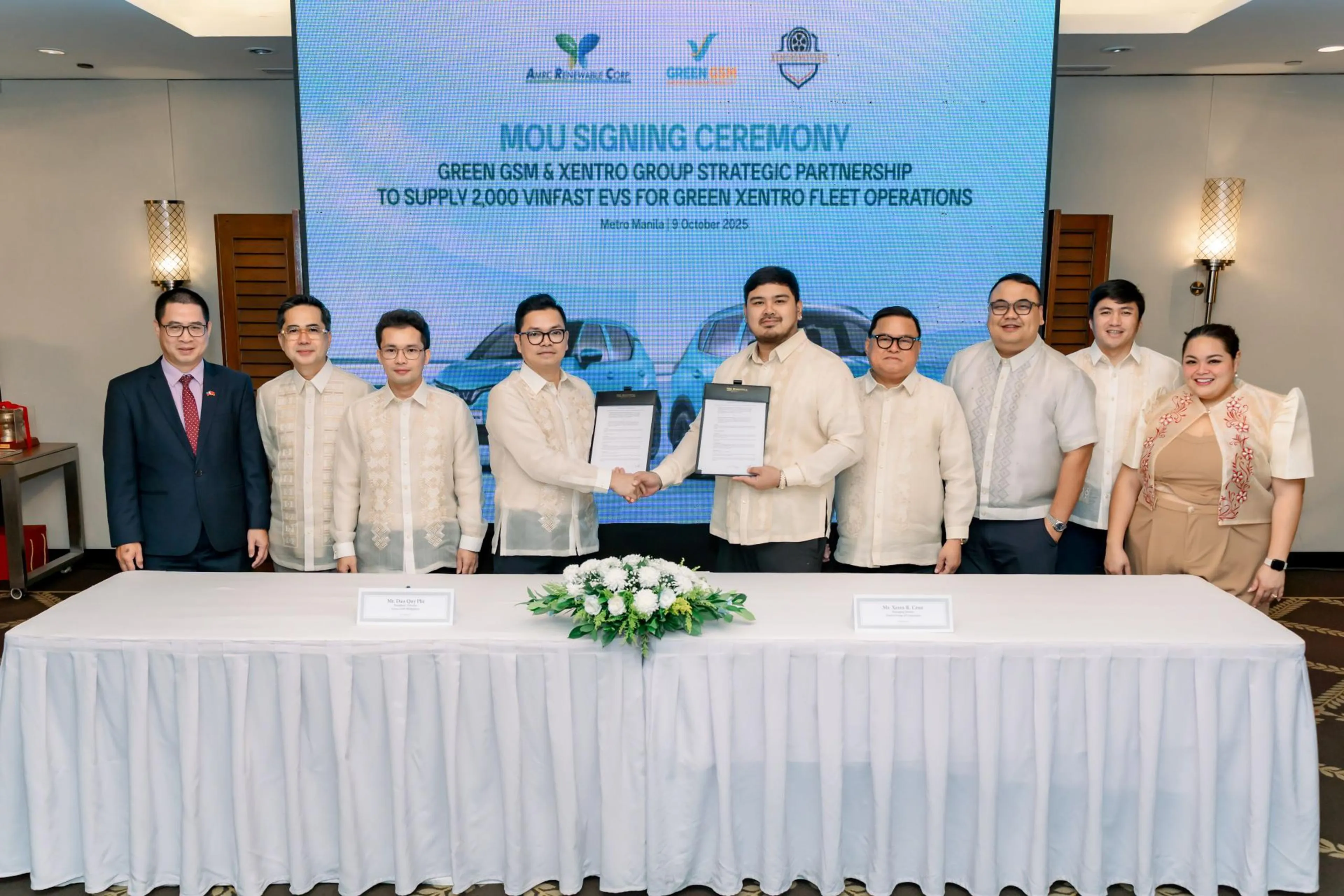 Green GSM, Xentro Group to deploy 2,000 VinFast EV taxis nationwide