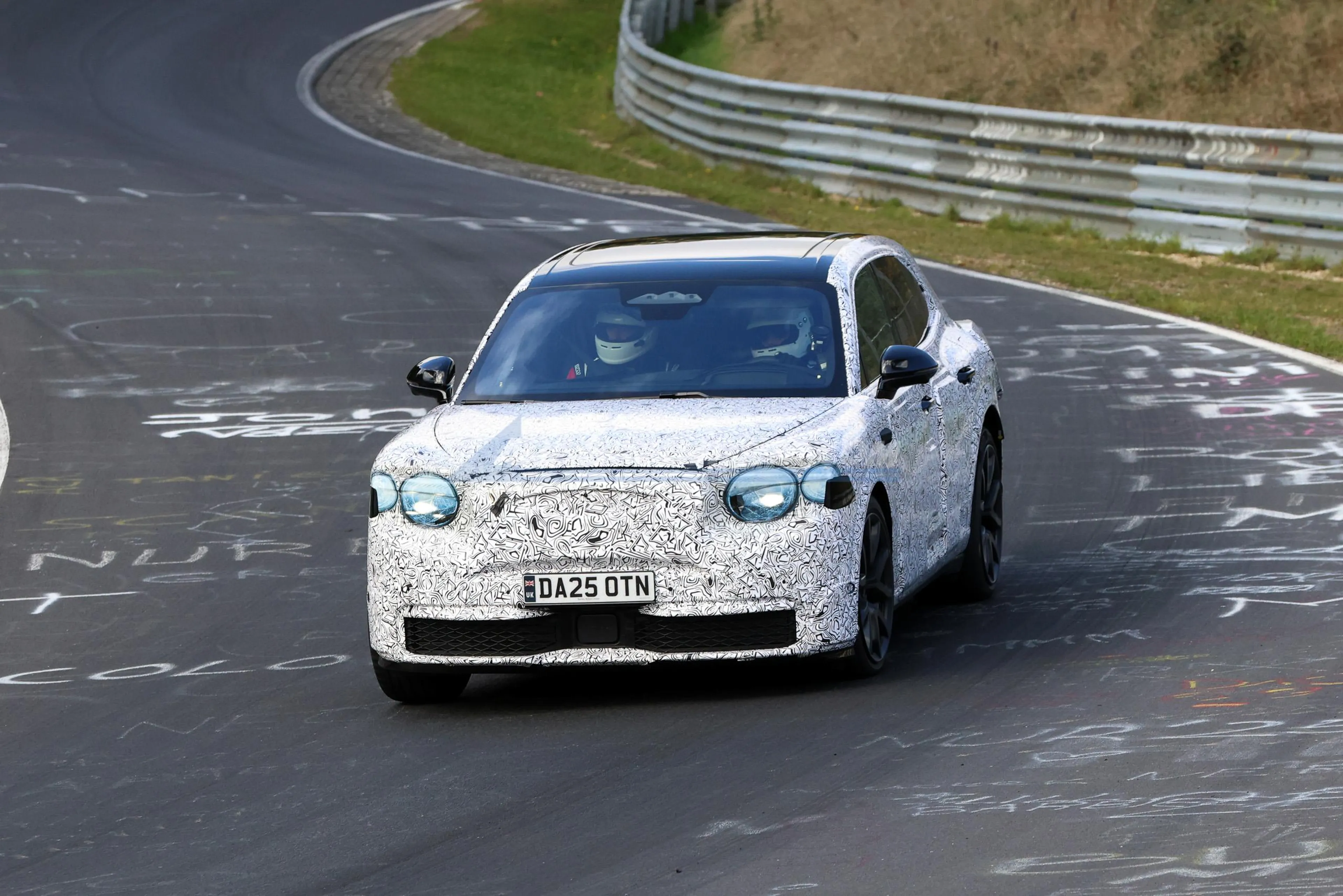 SPIED: Bentley's first-ever EV shows off its (prototype) body