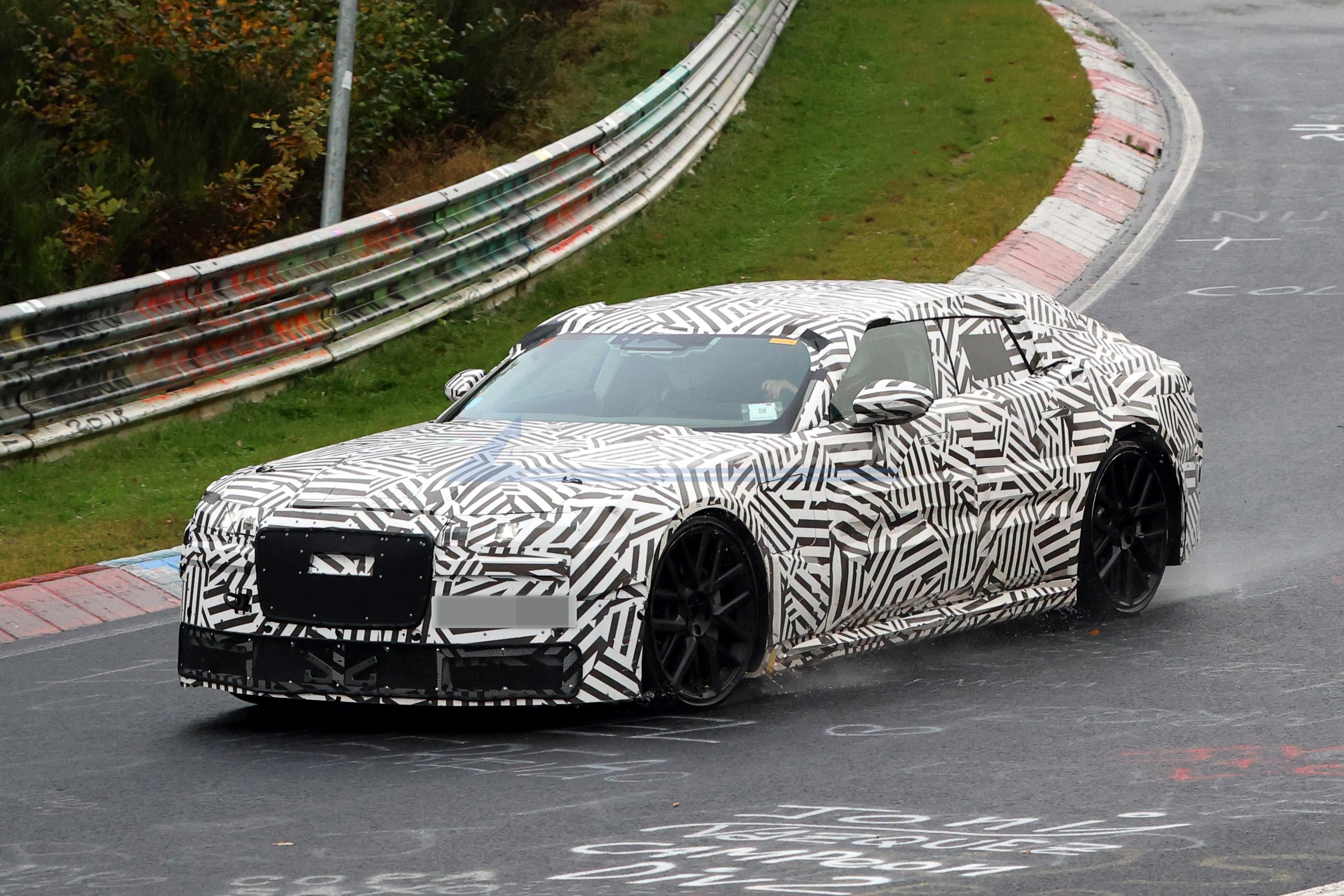 SPIED: Jaguar busy testing Type 00 EV at the Nurburgring