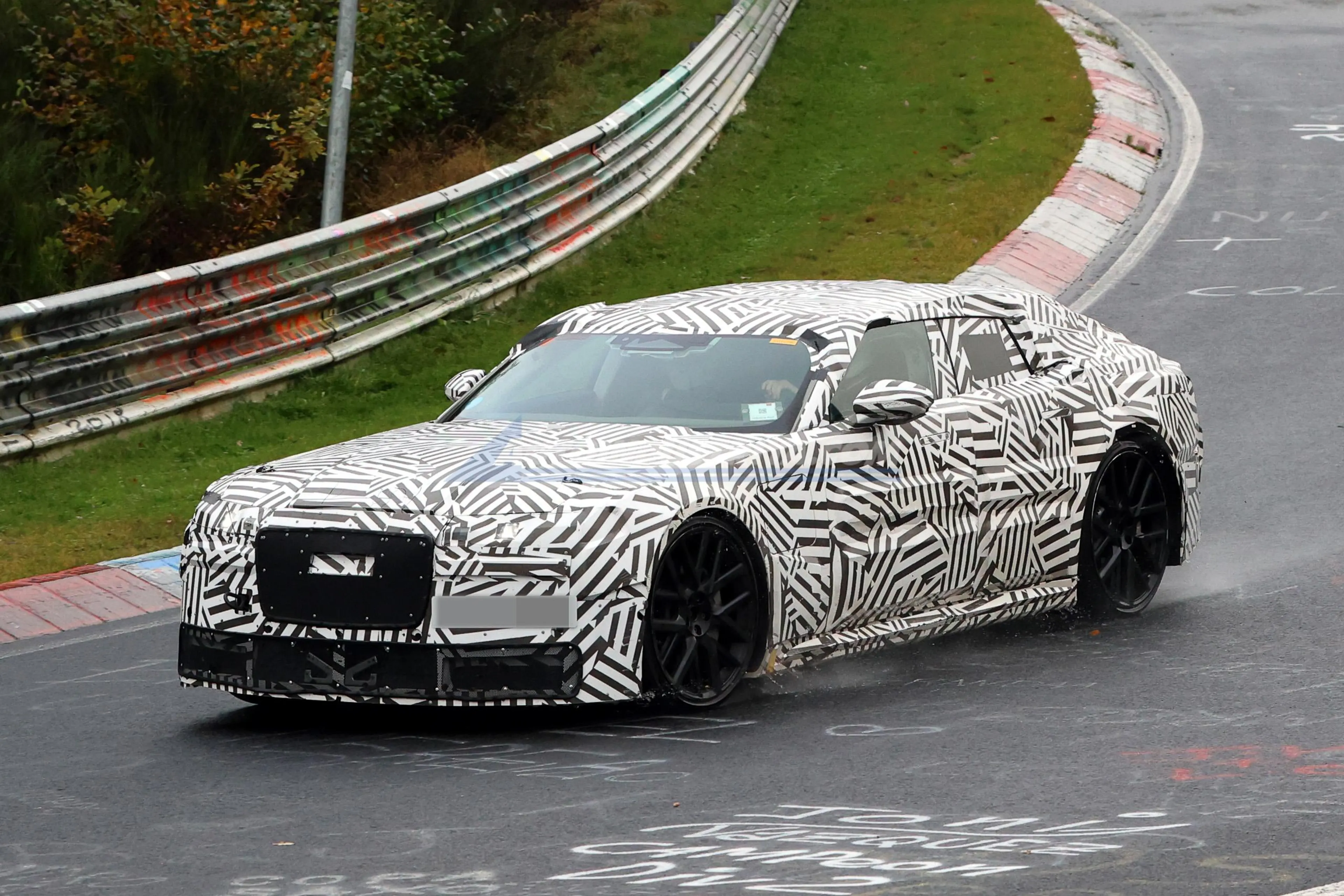 SPIED: Jaguar busy testing Type 00 EV at the Nurburgring