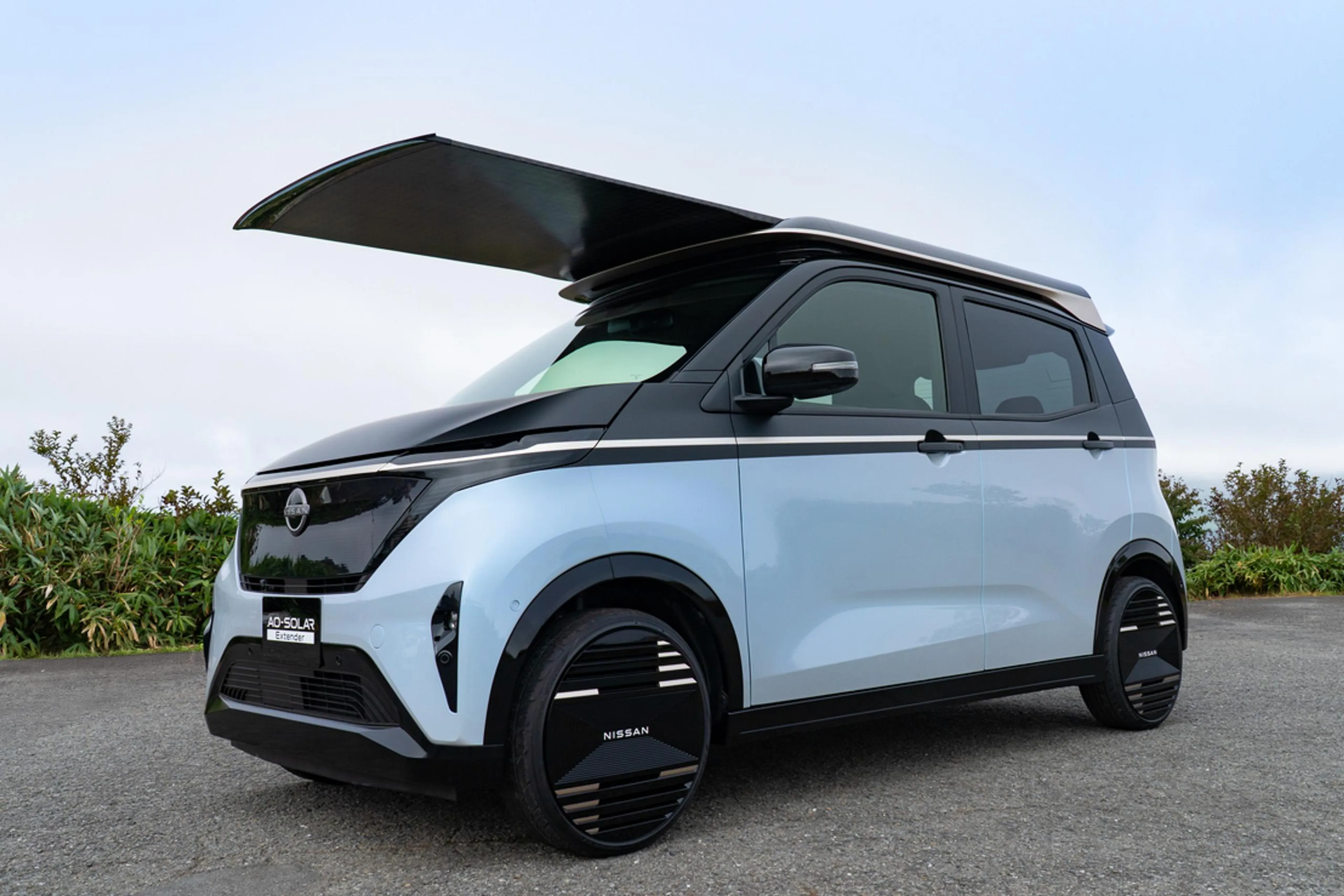 Nissan to showcase sliding solar charger concept for EVs at JMS 2025