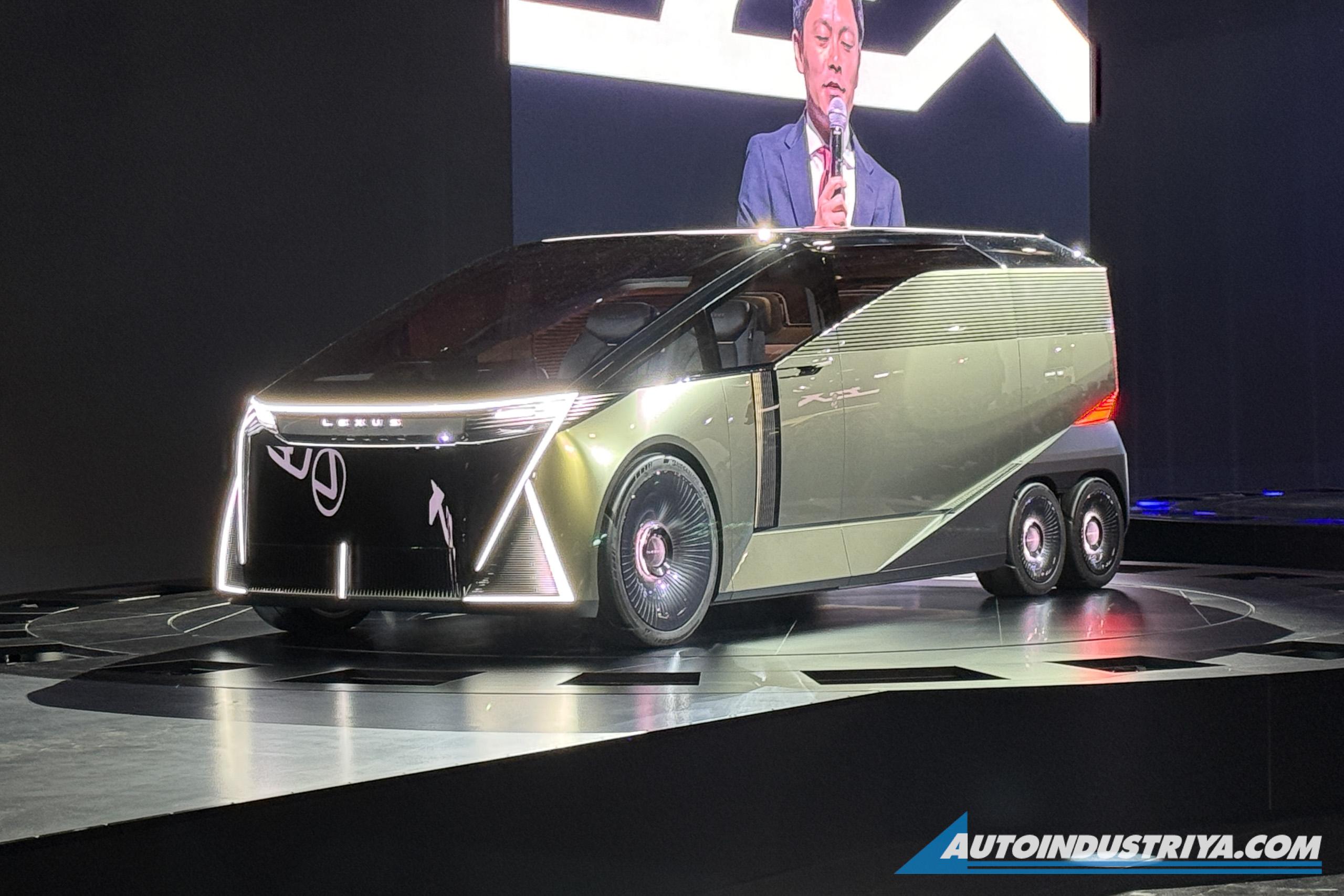 Lexus LS Concept: Luxury Sedan becomes a 6-wheeler MPV