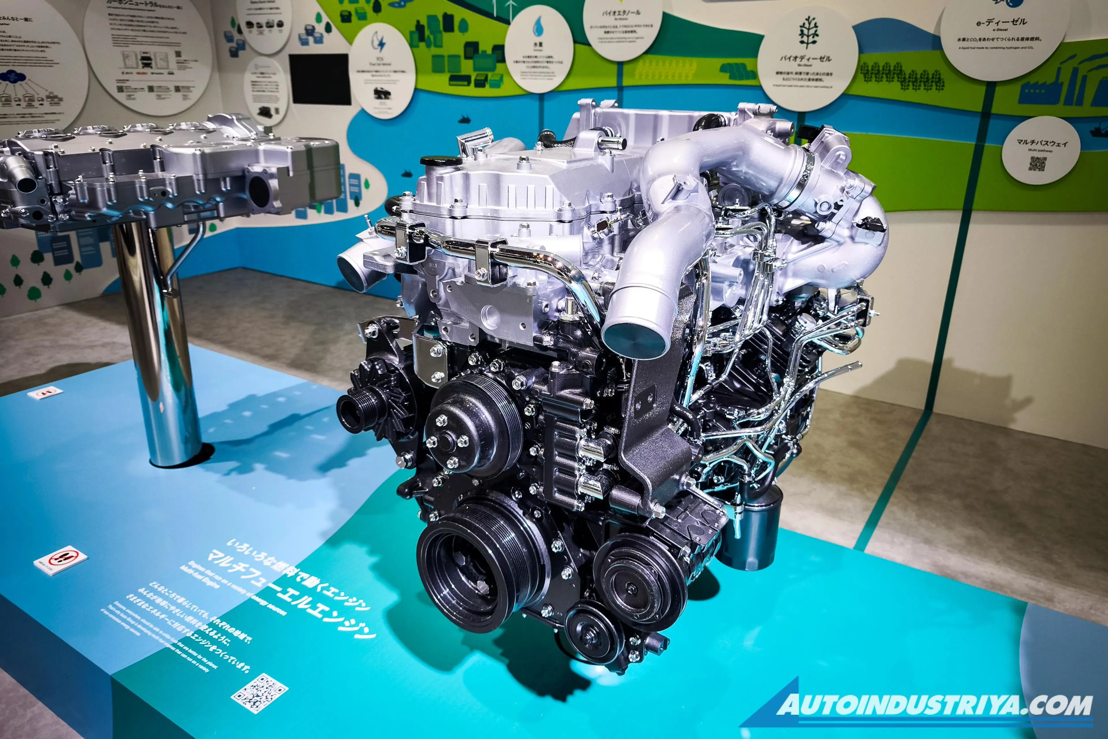 Isuzu Multi-Fuel Engine debuts for multi-approach carbon neutrality