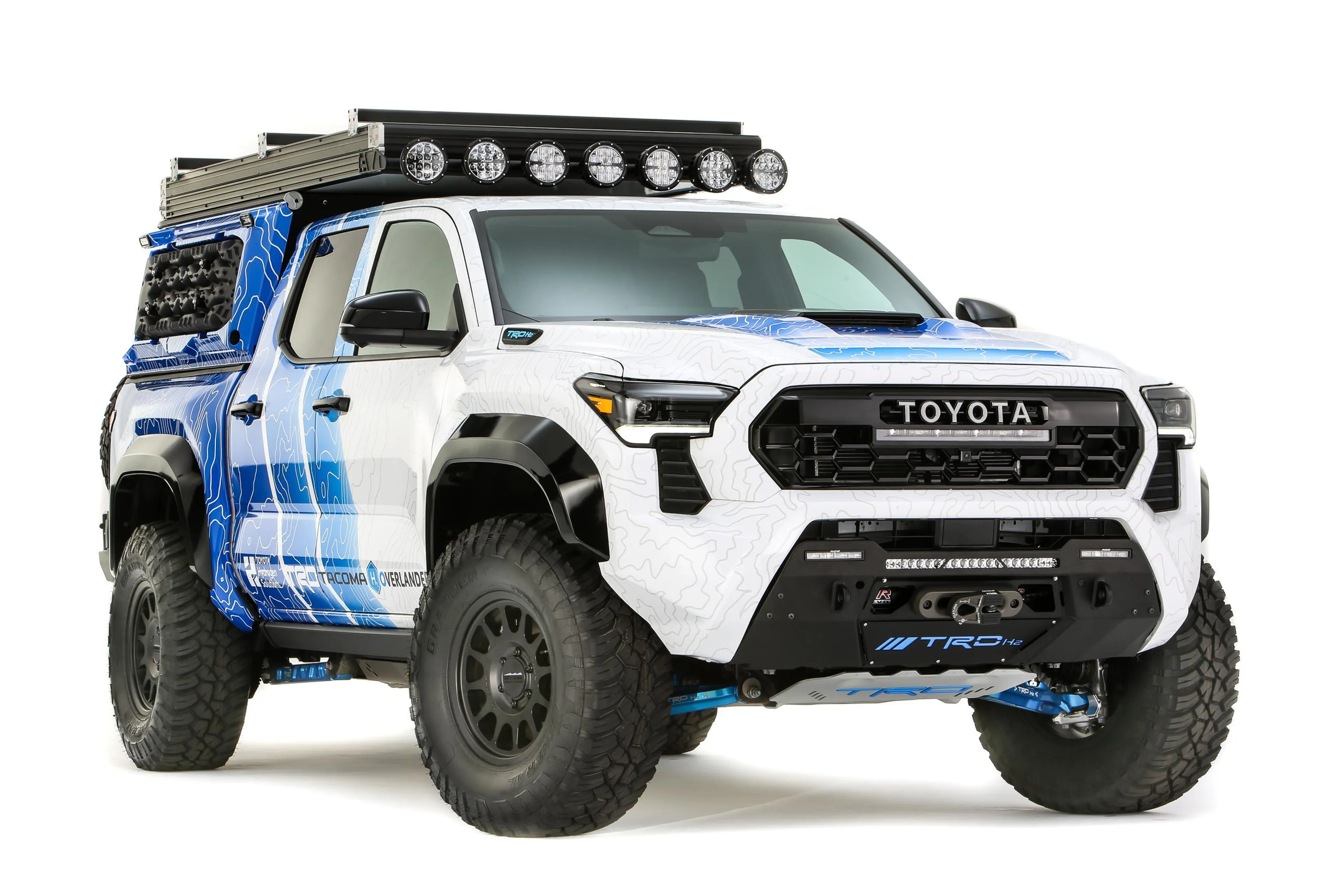 Toyota Tacoma H2 Overlander Concept can recharge EVs, filter water