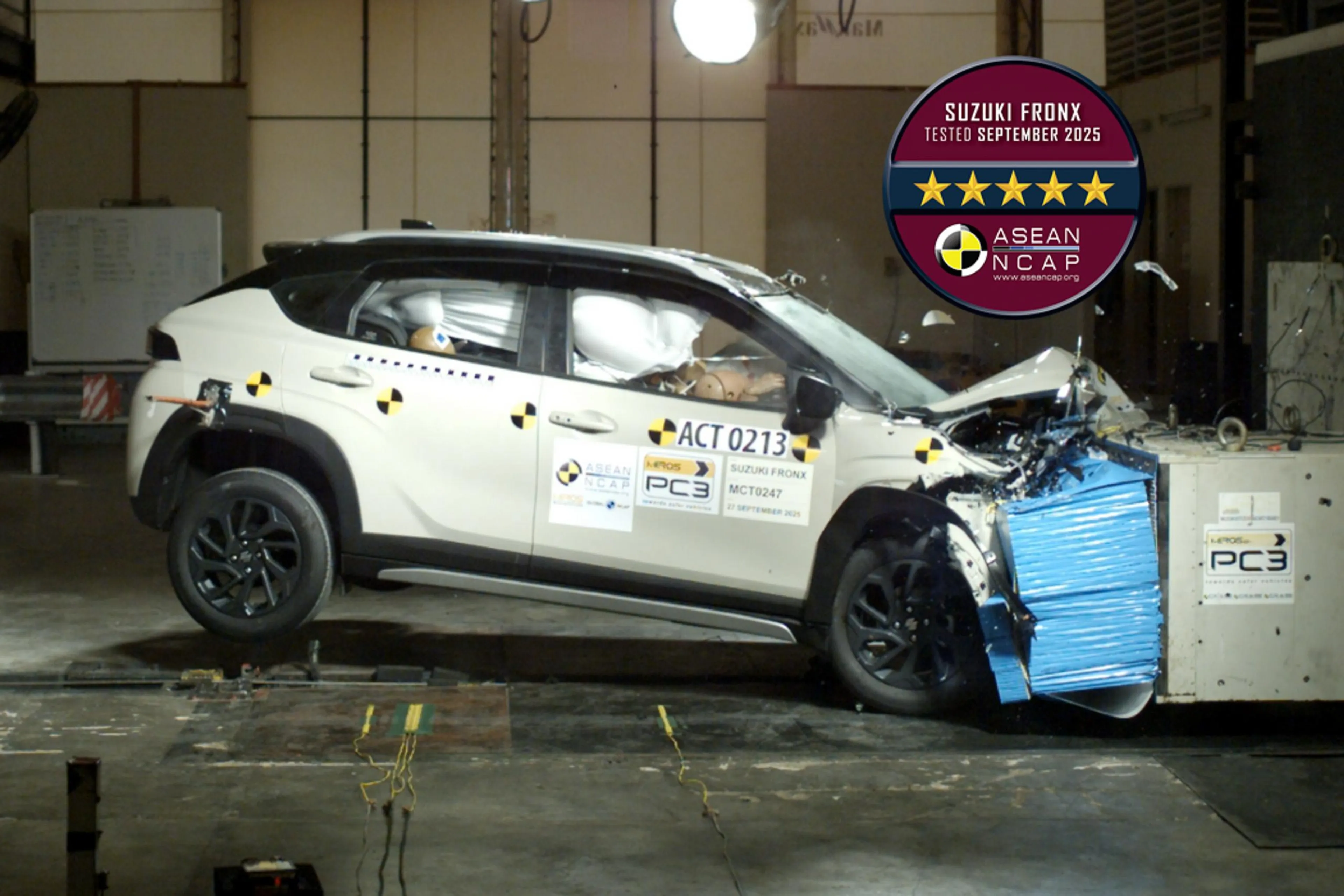 Suzuki Fronx achieves five-star safety rating from ASEAN-NCAP
