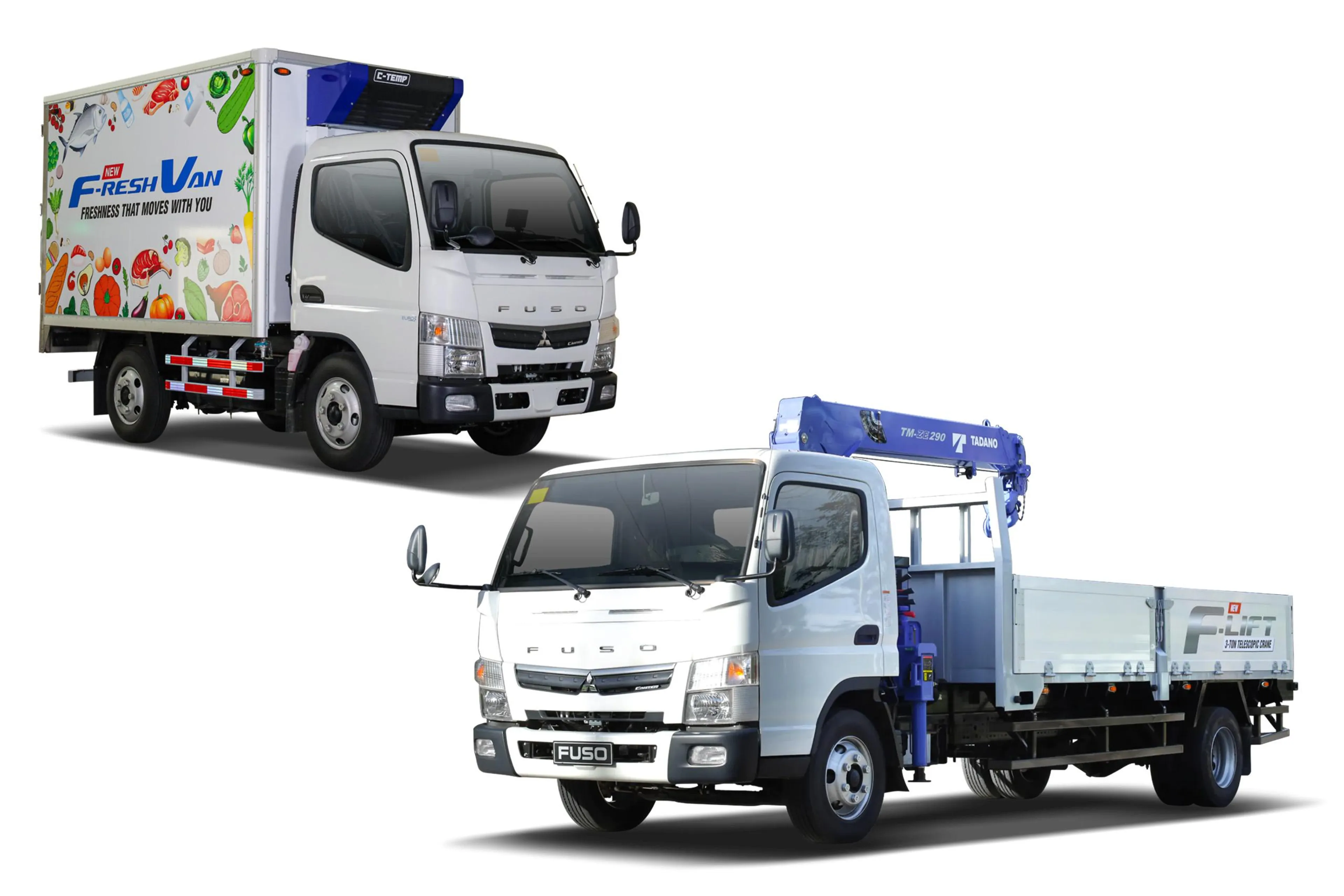 Fuso PH launches new F-resh Van, F-Lift bodies for Canter