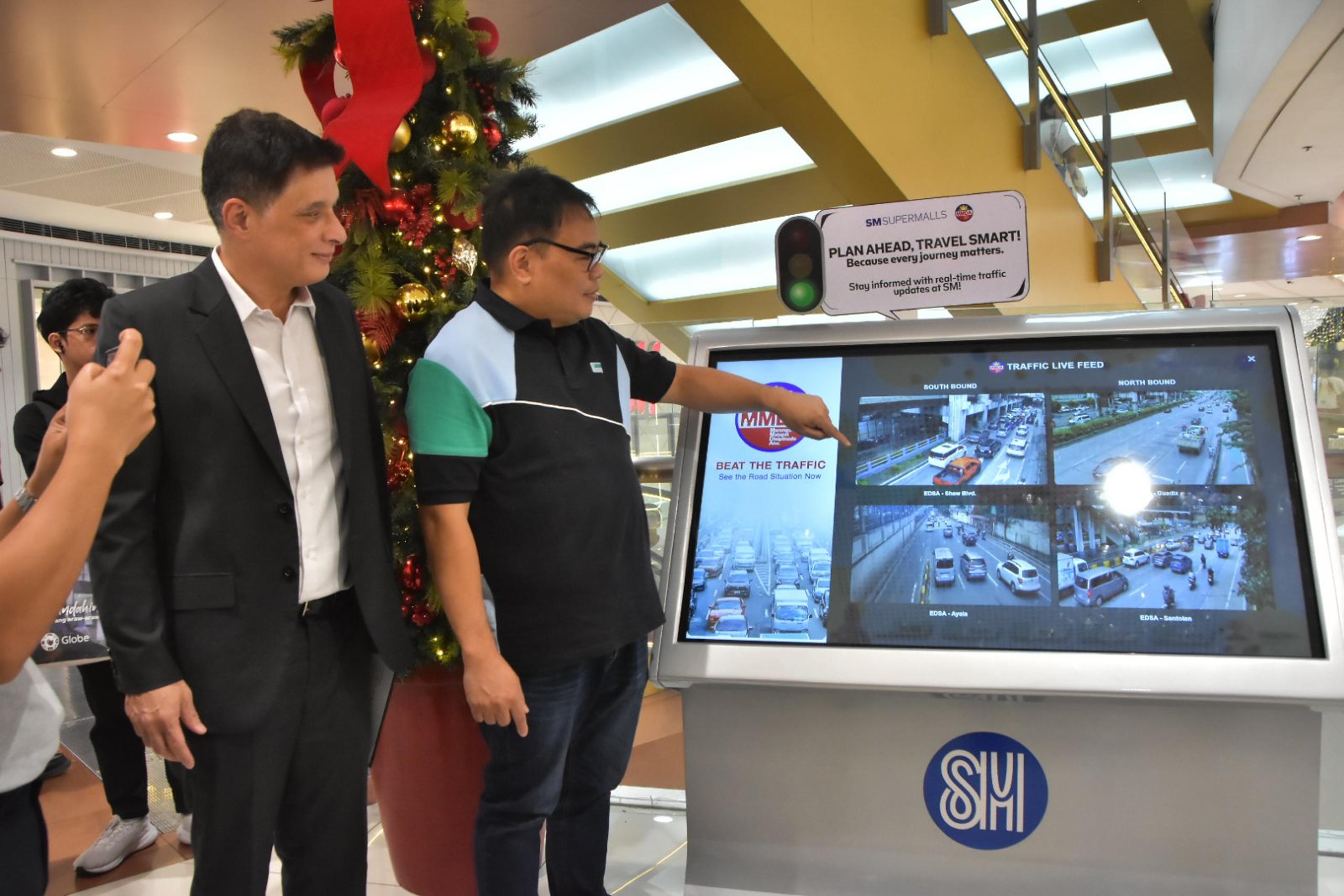 You can now monitor live CCTV traffic feed at SM Megamall