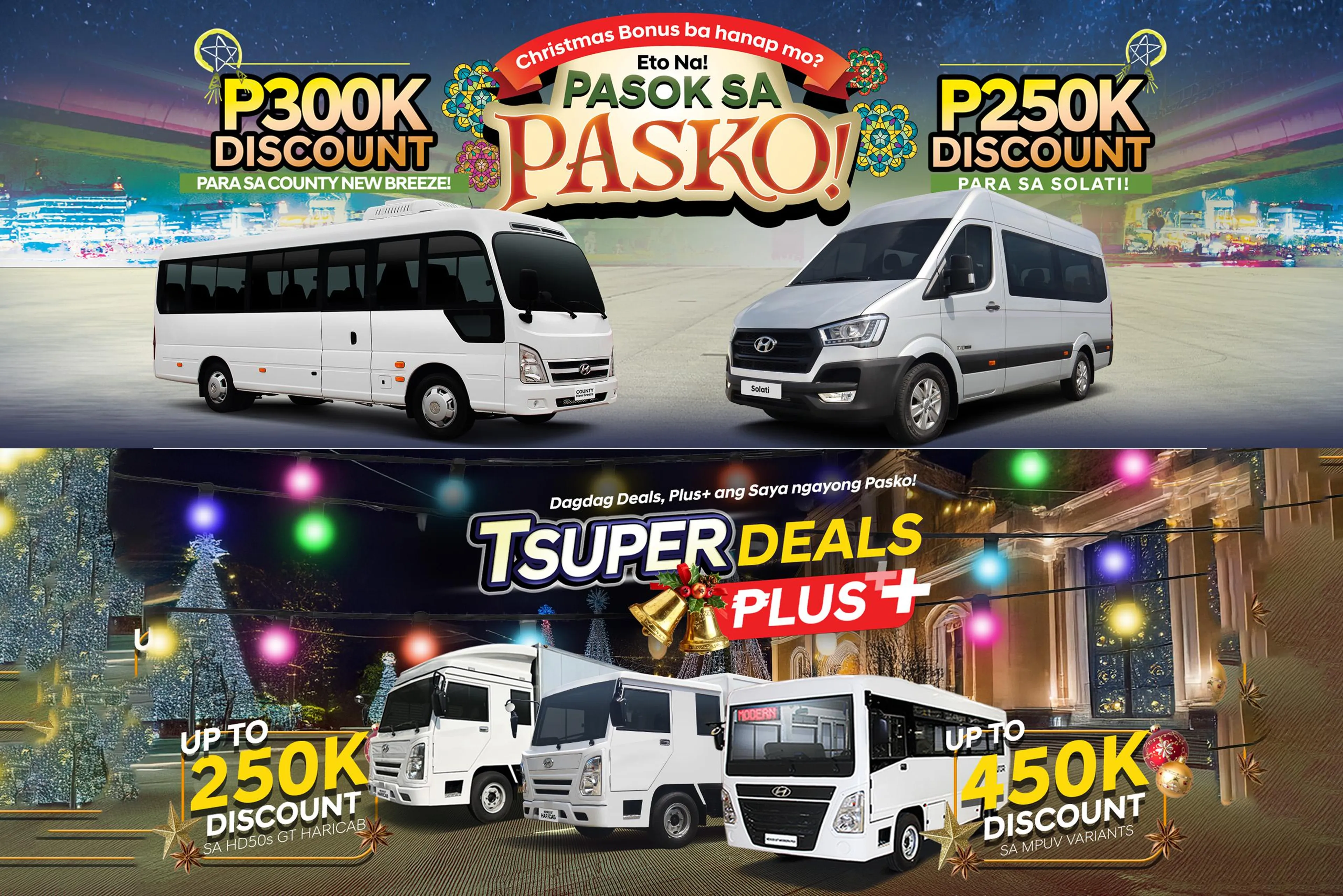 HARI rolls out two year-end promos for Hyundai Trucks & Buses