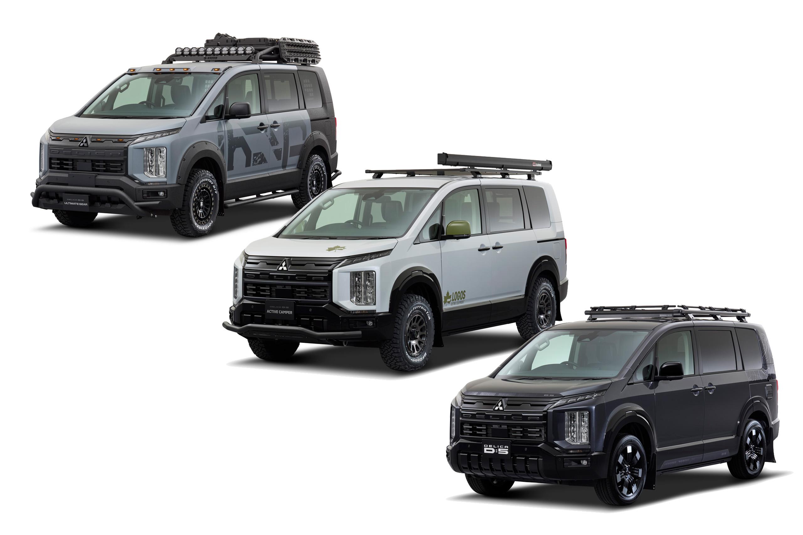These custom Mitsubishi Delica D:5 MPVs are ready for adventures